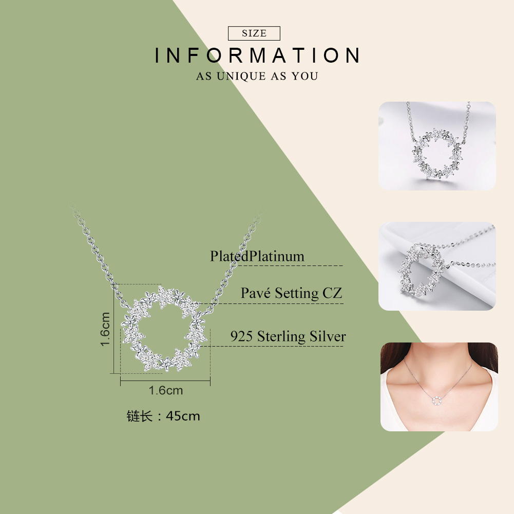 Pandora Style Vol sterren Chain Ketting - BSN028