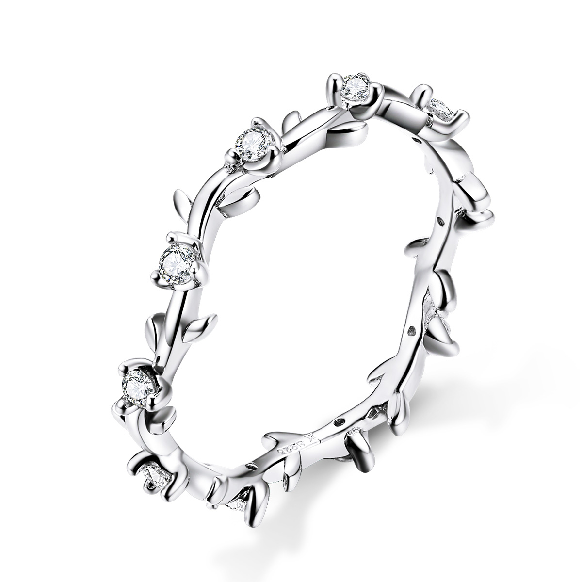 Pandora Style Bloemenkroon Ring - SCR625