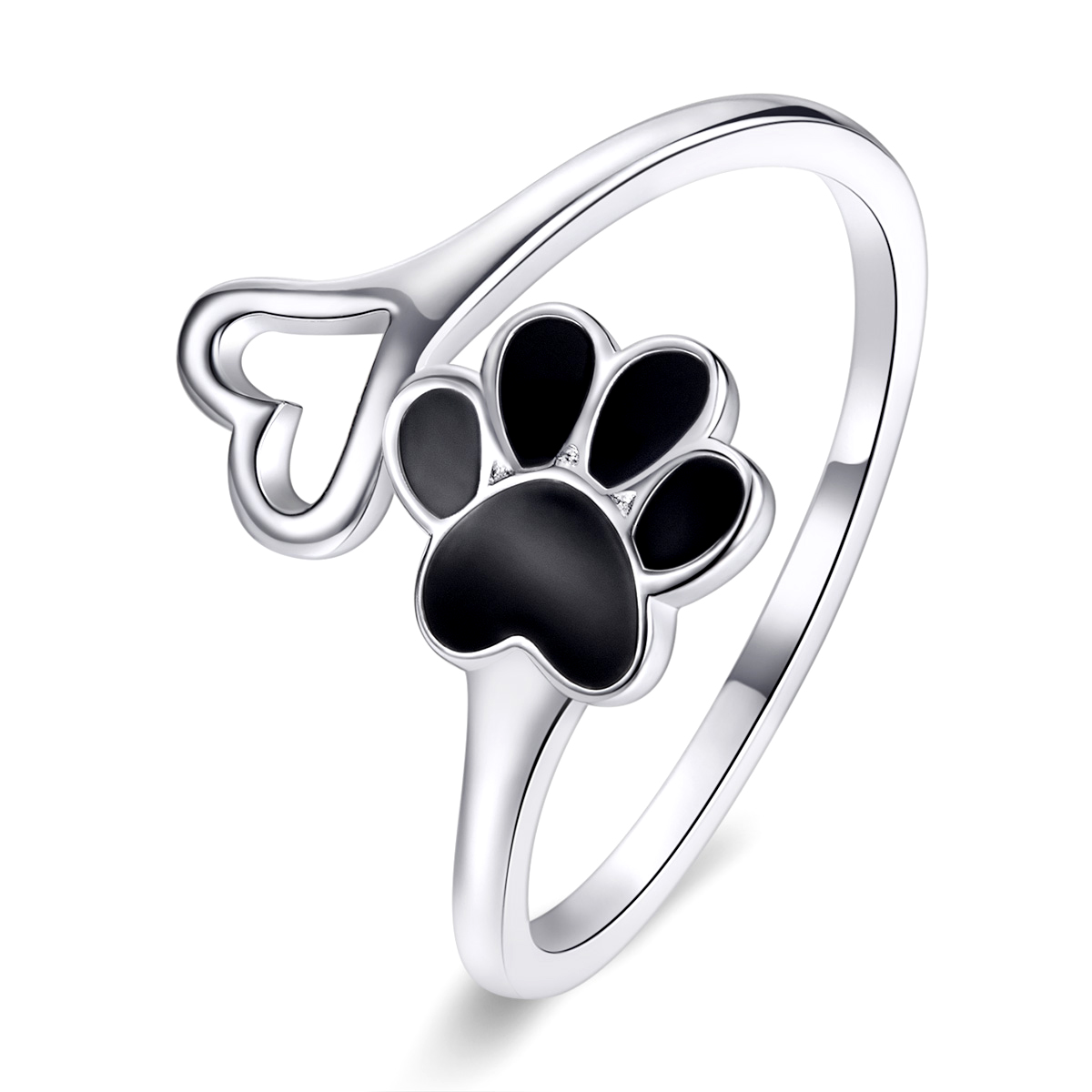 Pandora Style Kattenklauwen Open Ring - SCR584