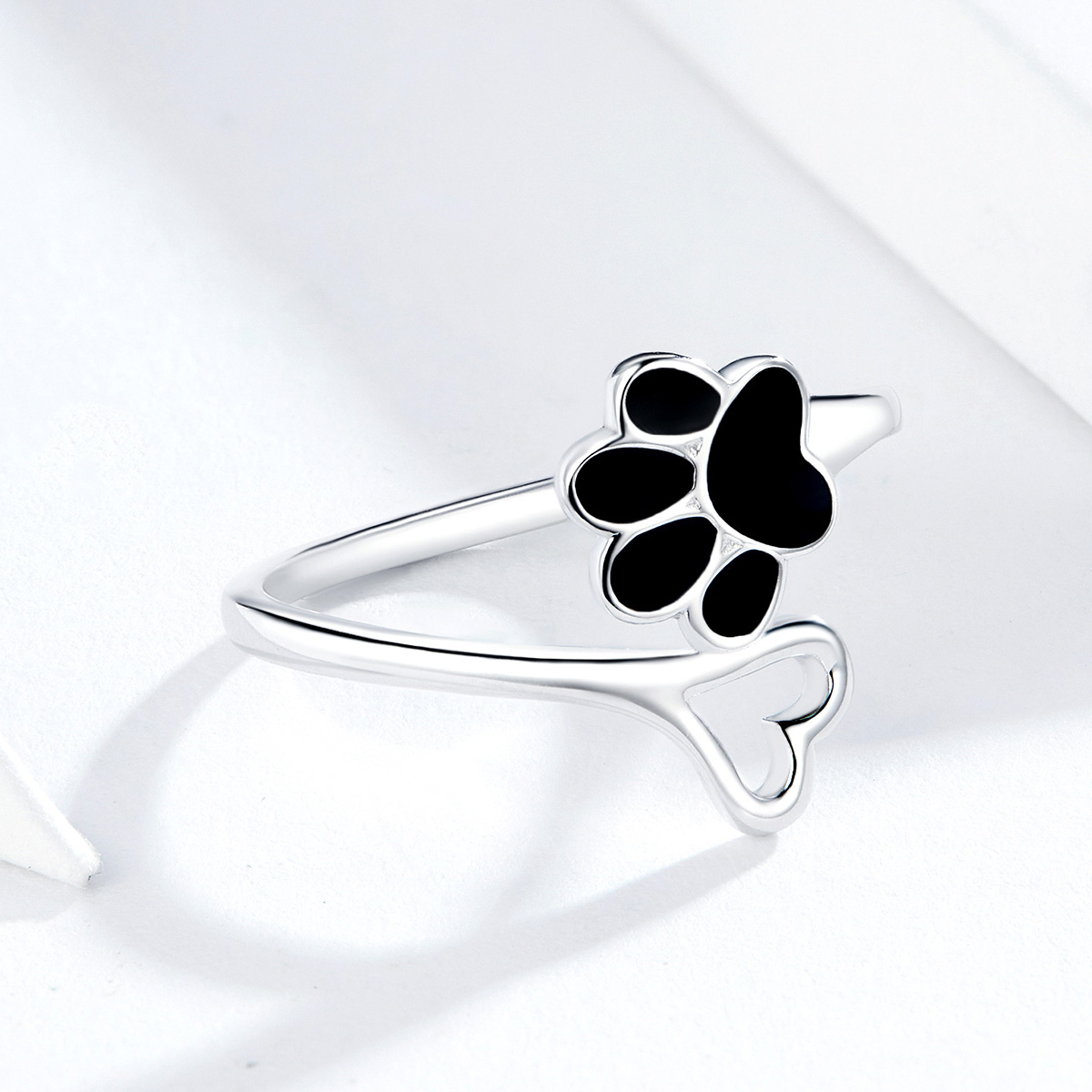 Pandora Style Kattenklauwen Open Ring - SCR584