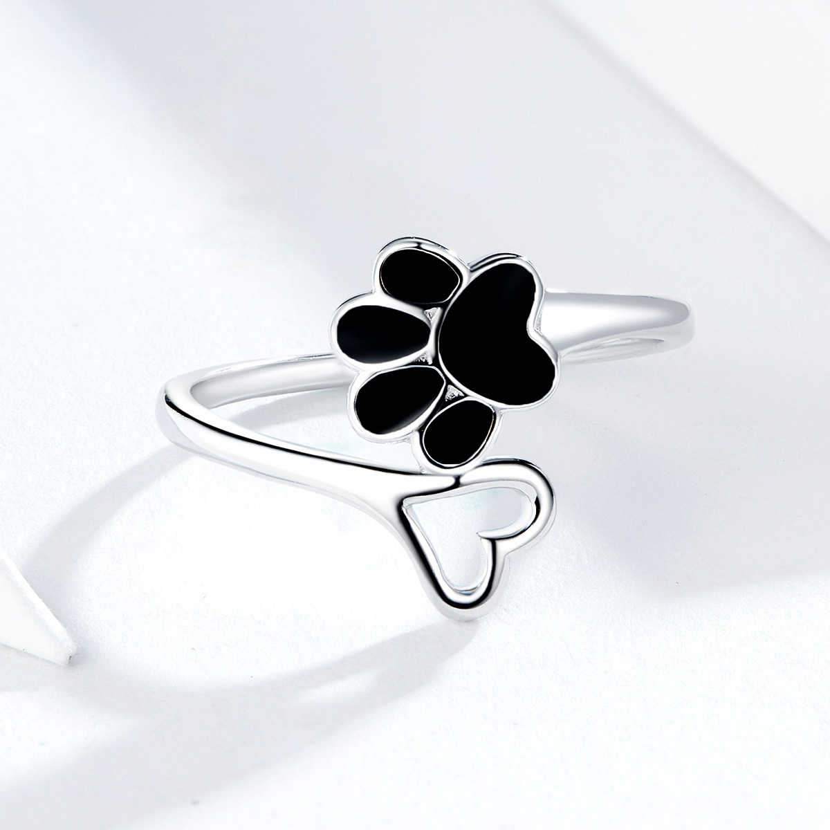 Pandora Style Kattenklauwen Open Ring - SCR584