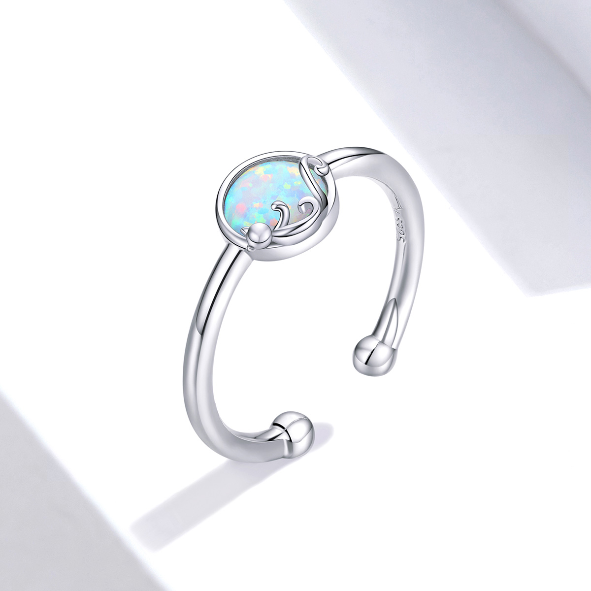 Pandora Style Kitty In Shine Open Ring - SCR651