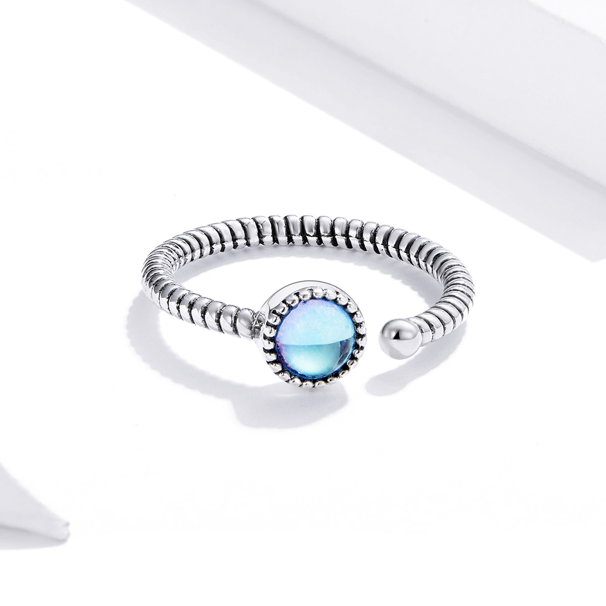 Pandora Style maanlicht minnaar Open Ring - SCR698