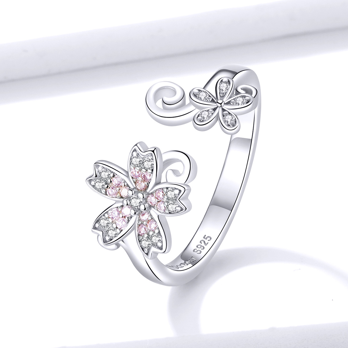 Pandora Style Oogverblindende Daisy Open Ring - BSR086