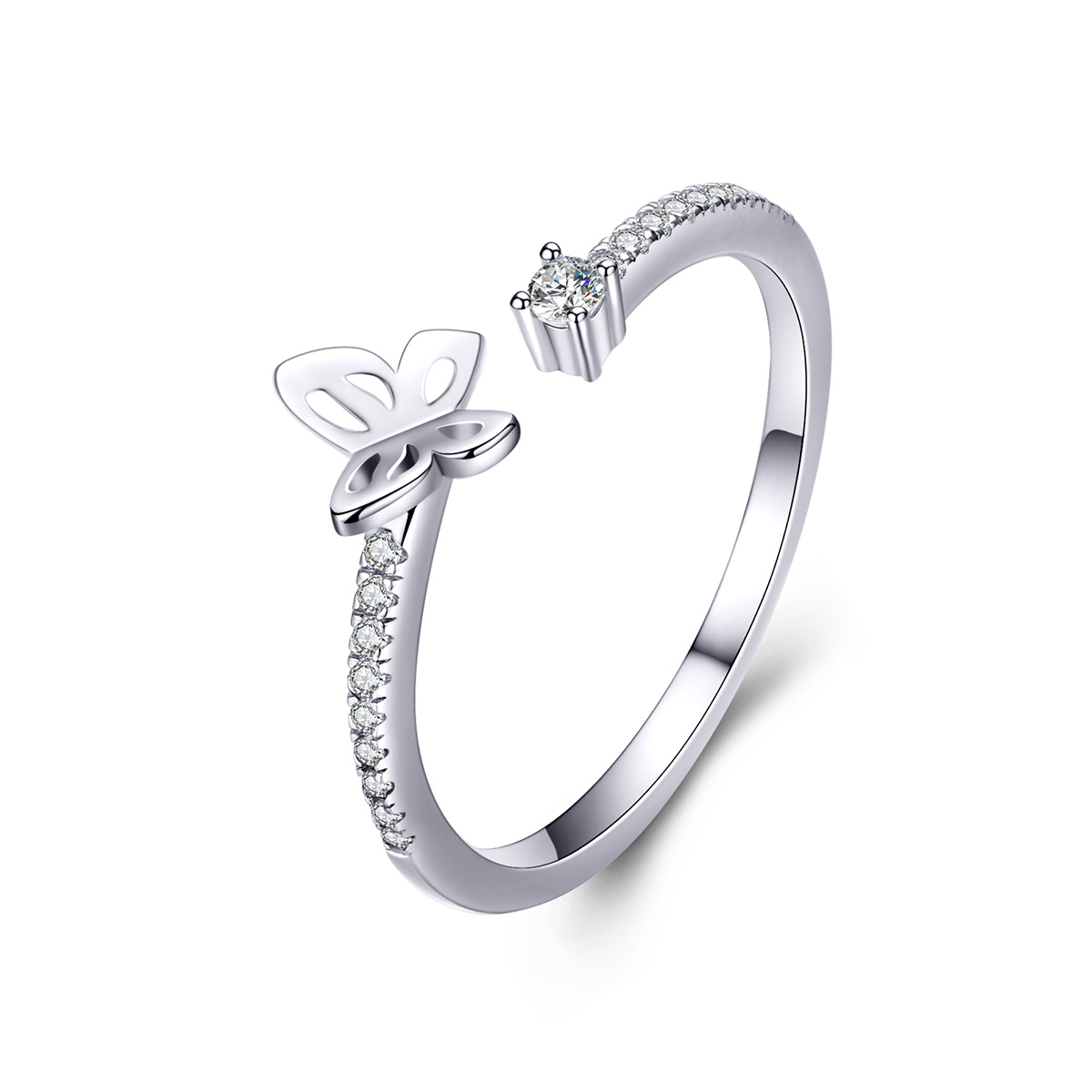 Pandora Style Vlinder Open Ring - SCR550