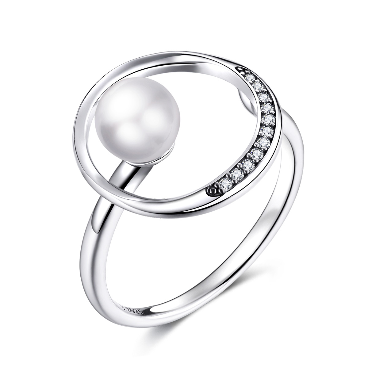 Pandora Style Zachte schelpkraal Open Ring - SCR664