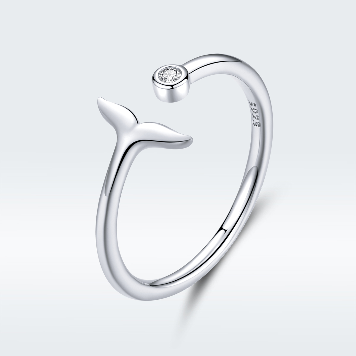 Pandora Style Zeemeermin Traan Open Ring - SCR618-A