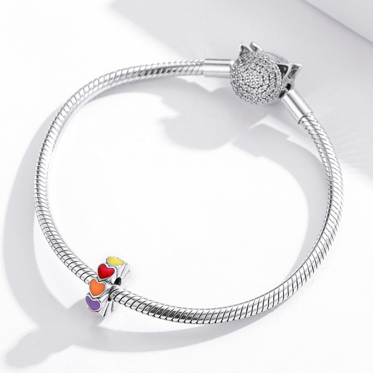 Pandora Style Candy Honing Liefde Spacer Bedel - SCC1838