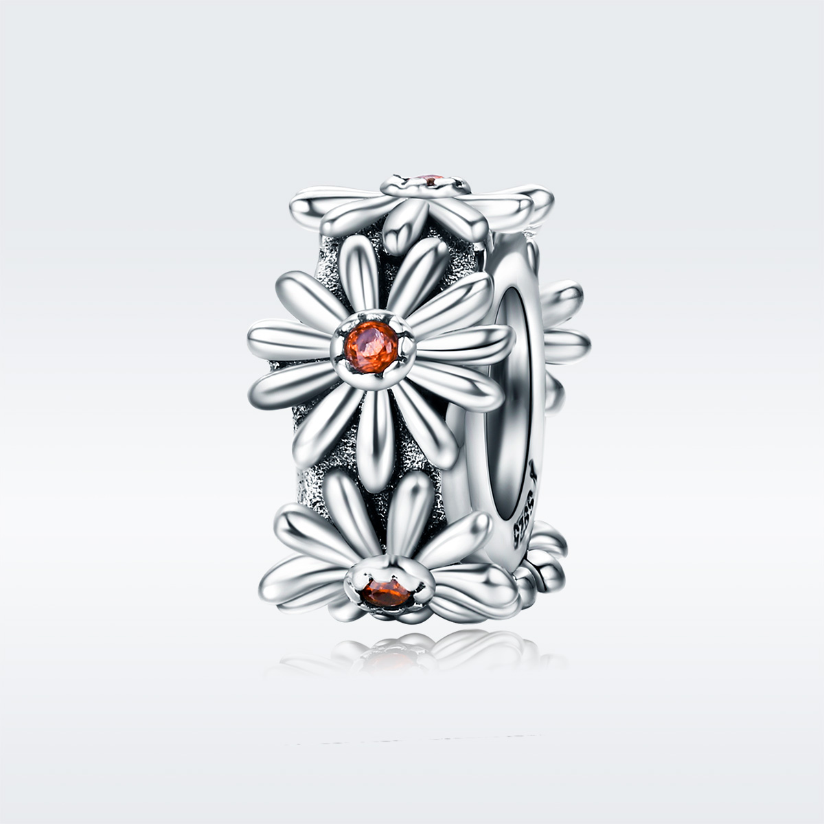 Pandora Style Daisy Krans Spacer Bedel - SCC598