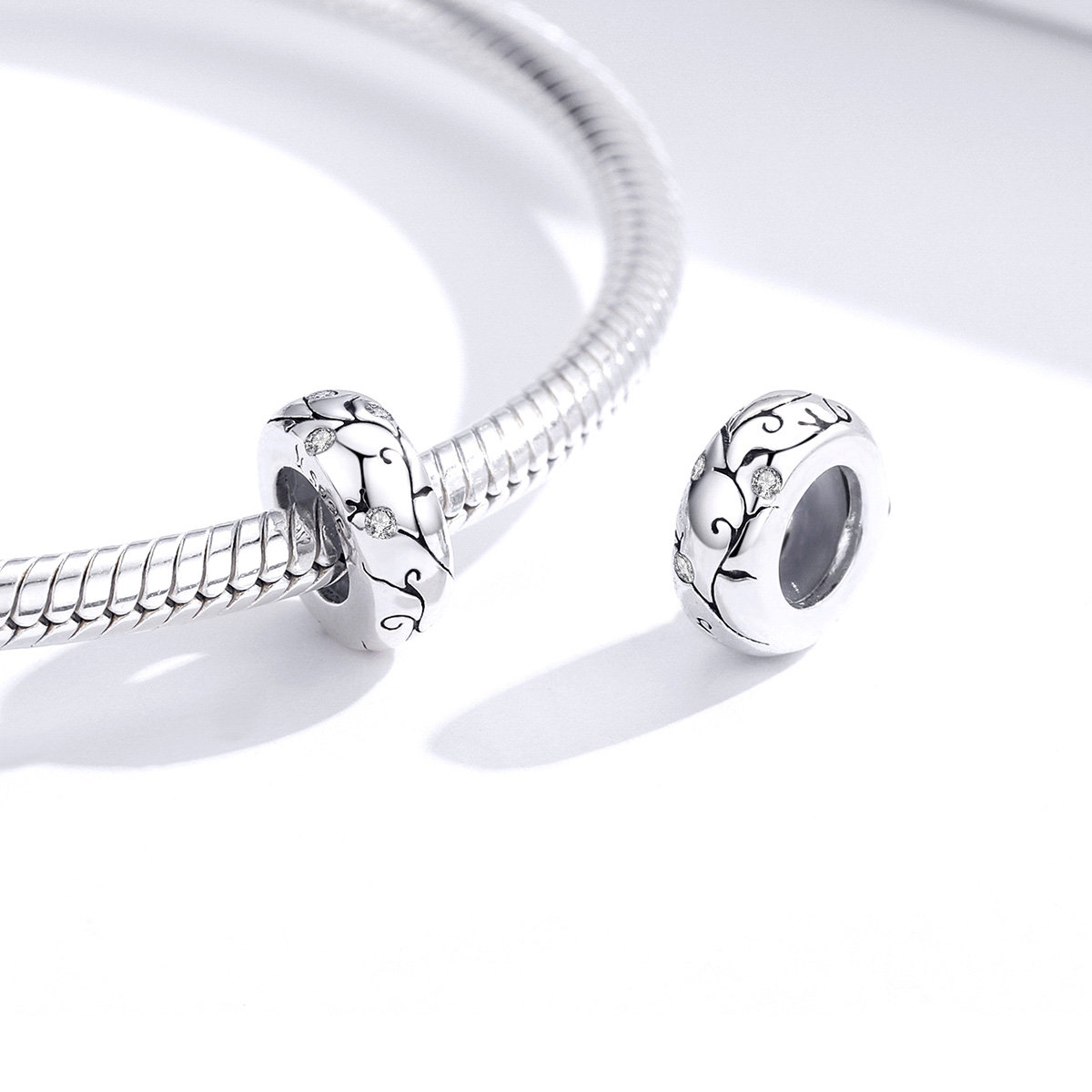 Pandora Style Klassiek patroon Spacer Bedel - SCC1559