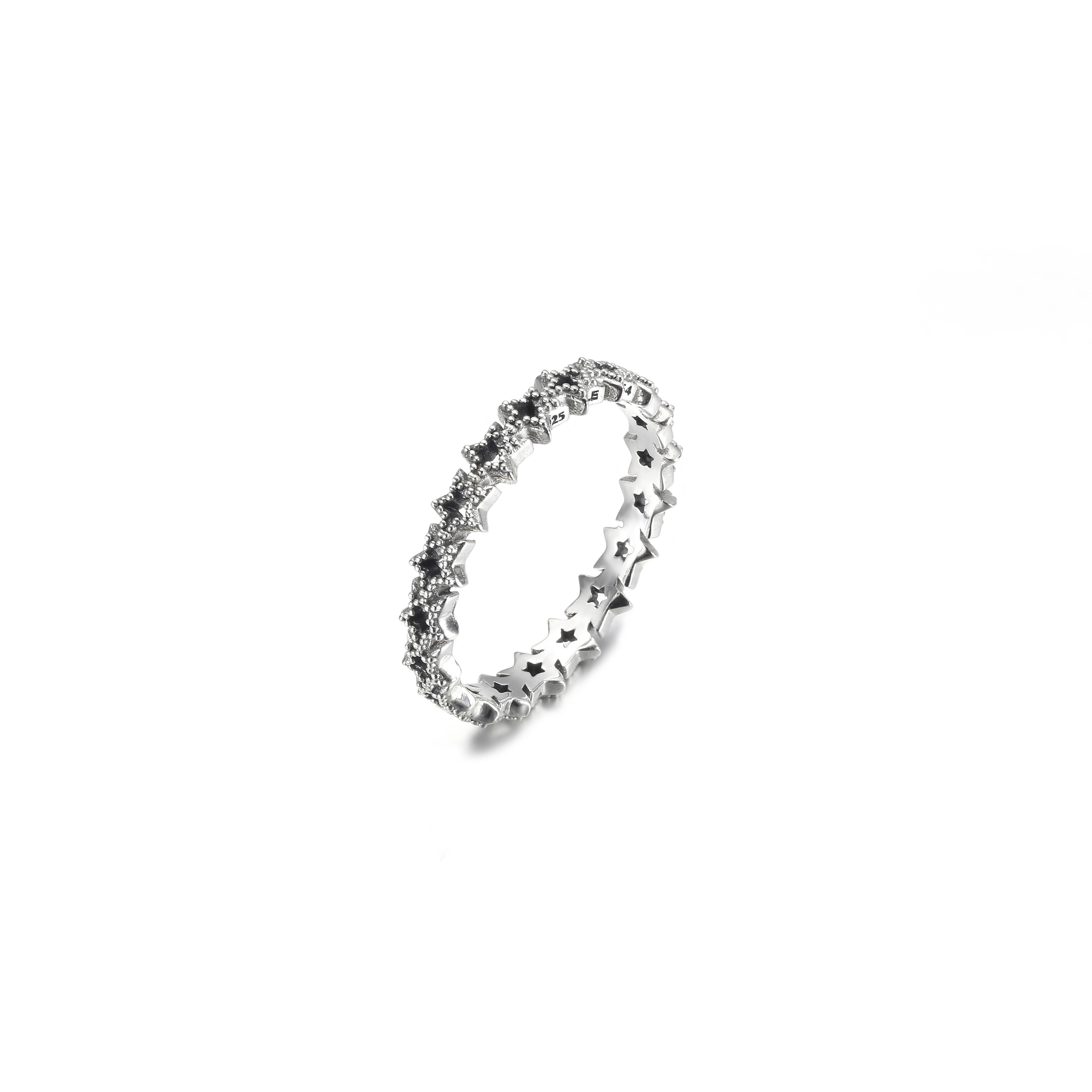 PANDORA Band van Asymmetrische Sterren Ring - 190029C00