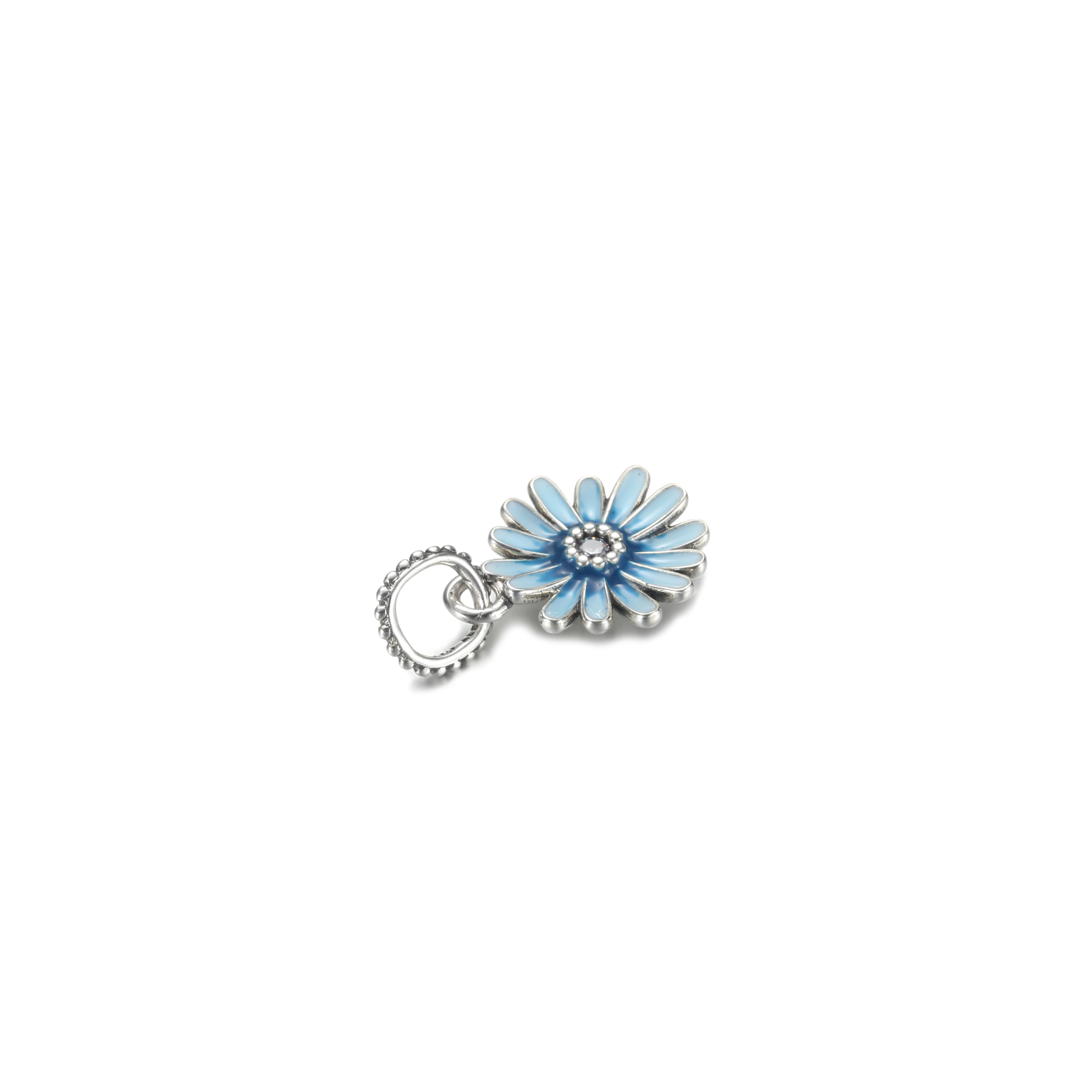 PANDORA Blauw madeliefje Hanger - P-D-3458