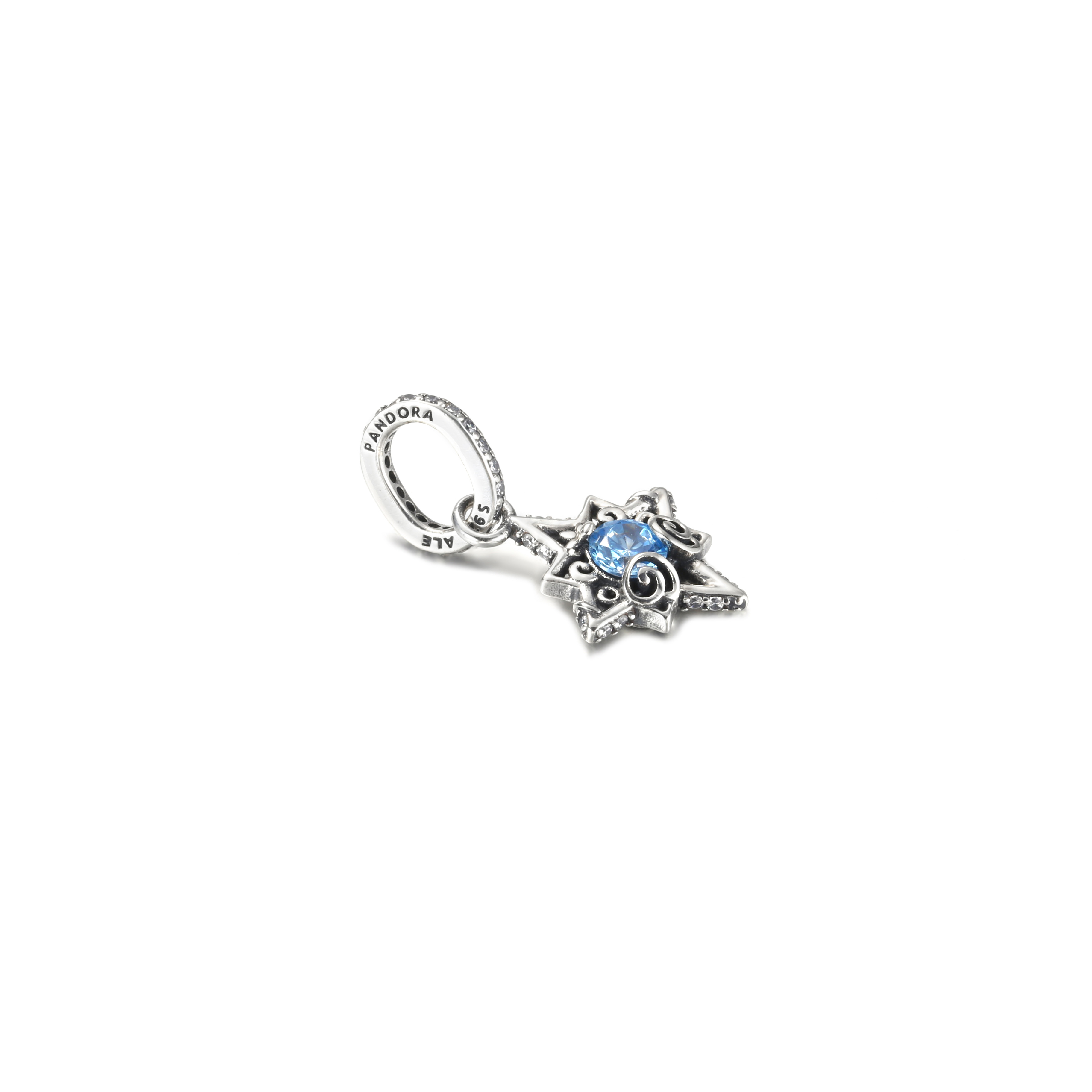 PANDORA Disney Assepoester Blauwe Ster Hanger - 399560C01