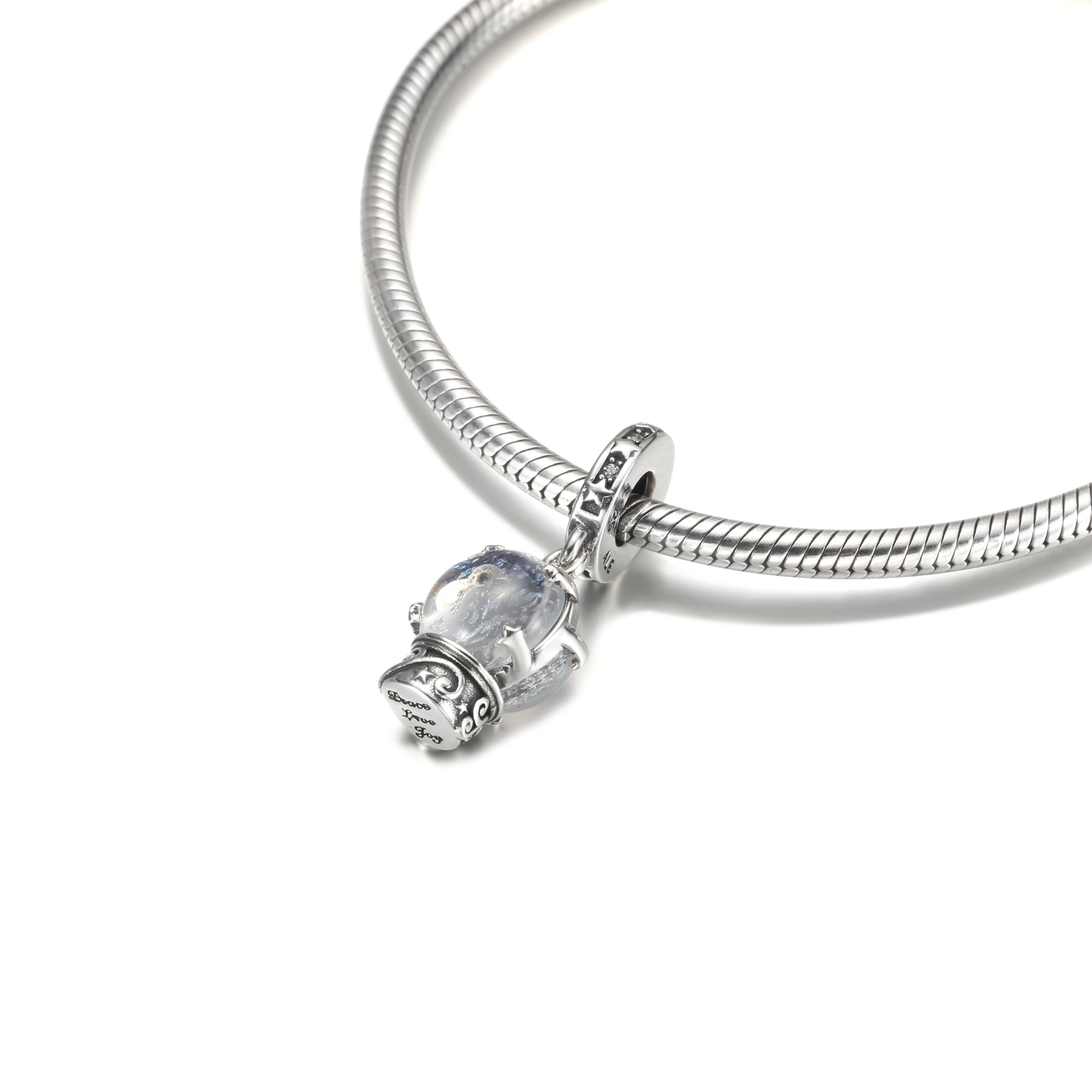 PANDORA Disney Belle en het Beest Betoverde Roos Hangende Bedel - 790024C01