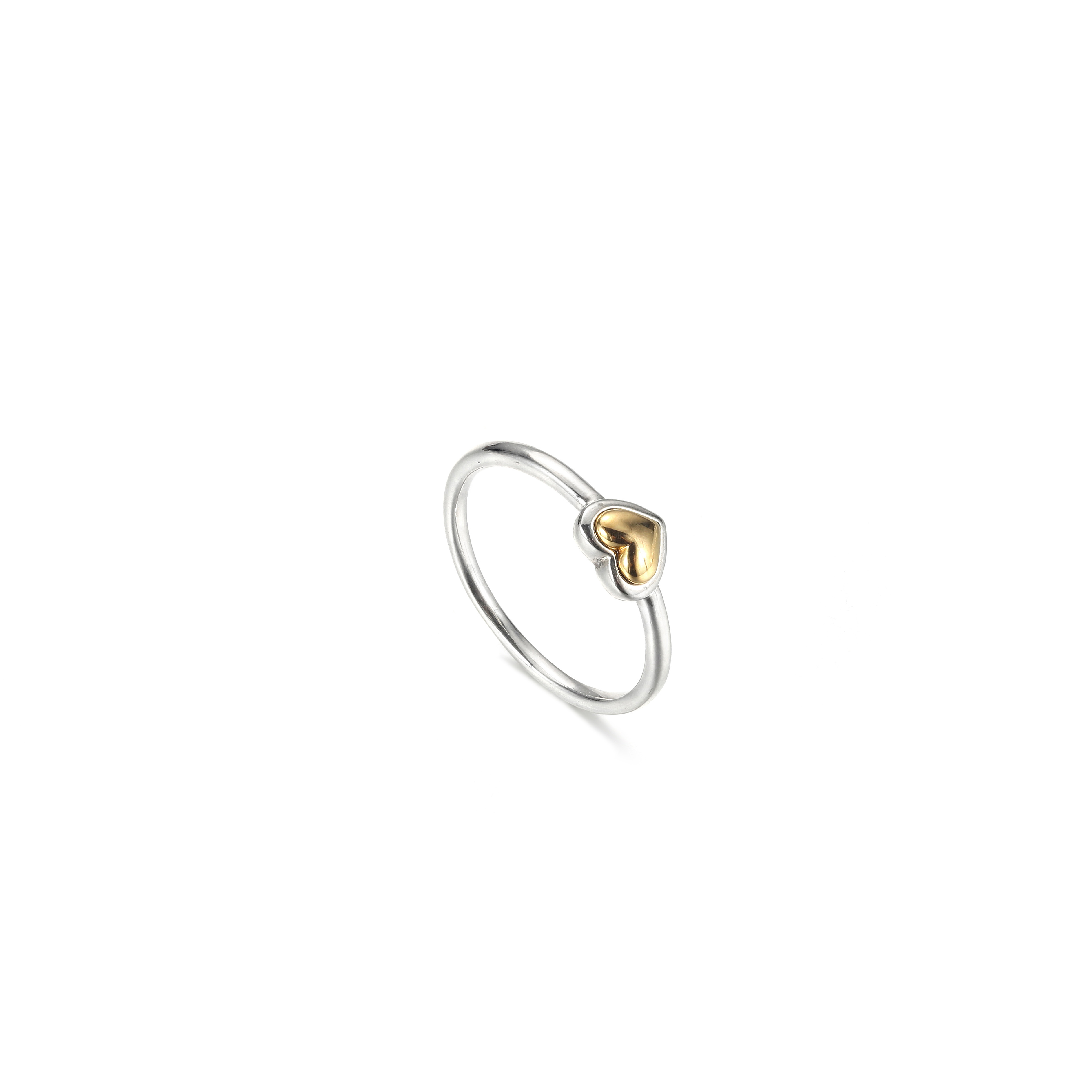 PANDORA Domed Golden Heart Ring - 199396C00