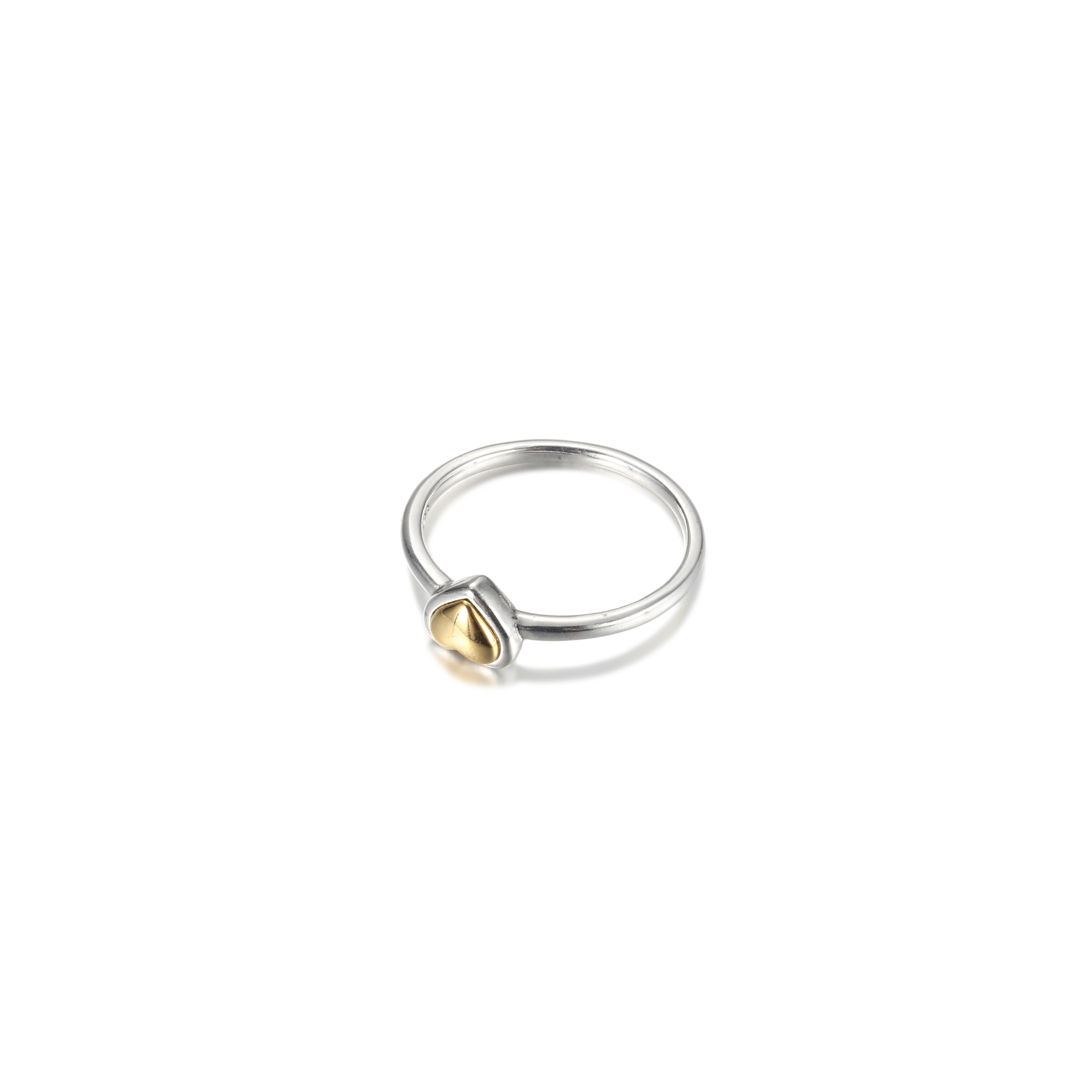 PANDORA Domed Golden Heart Ring - 199396C00