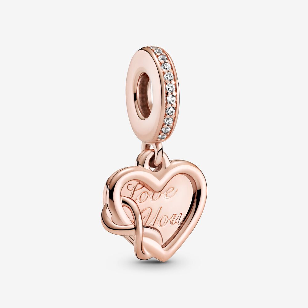 PANDORA Love You Infinity Heart Dangle Charm - 789369C01