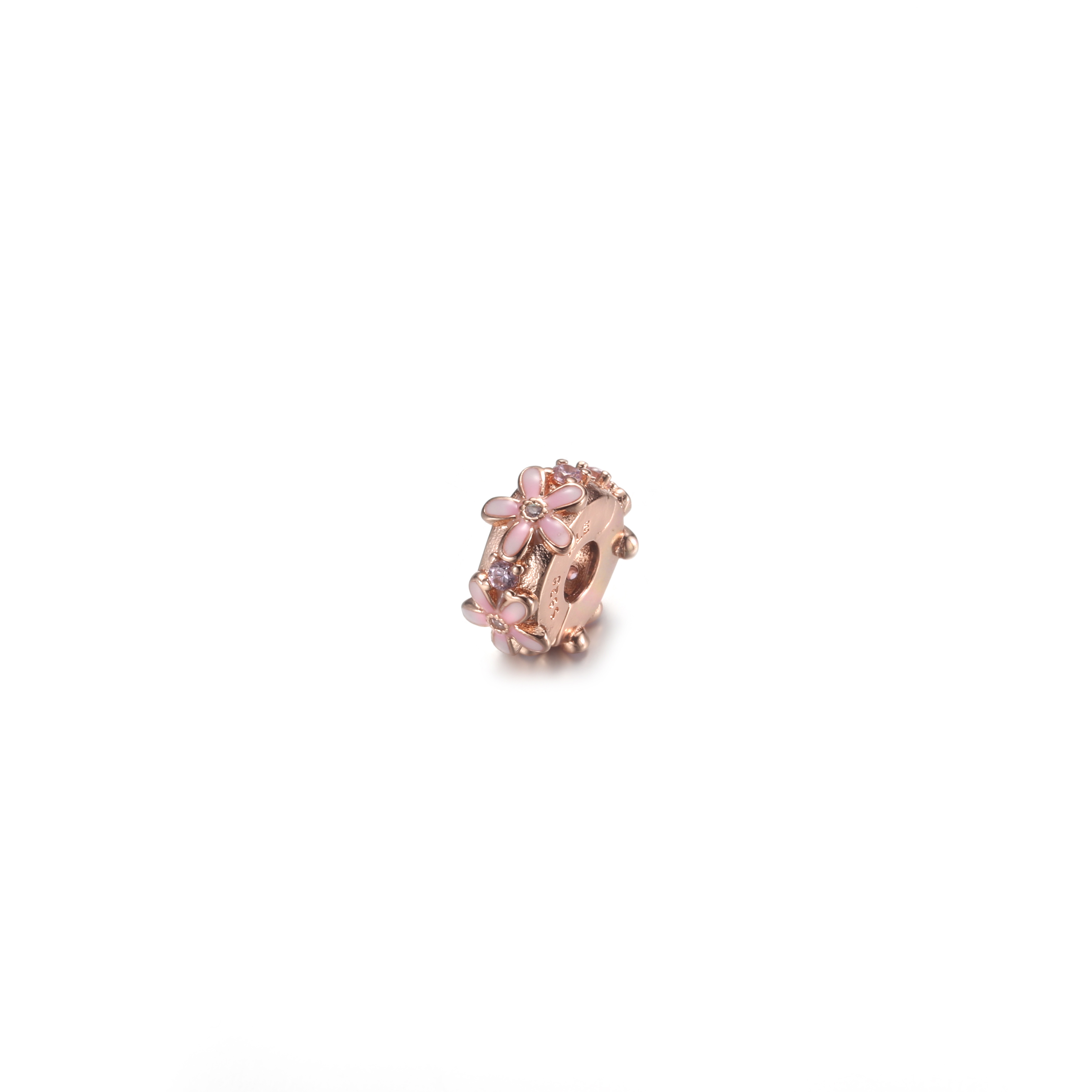 PANDORA Pink Daisy Spacer Clip Charm - 788809C01