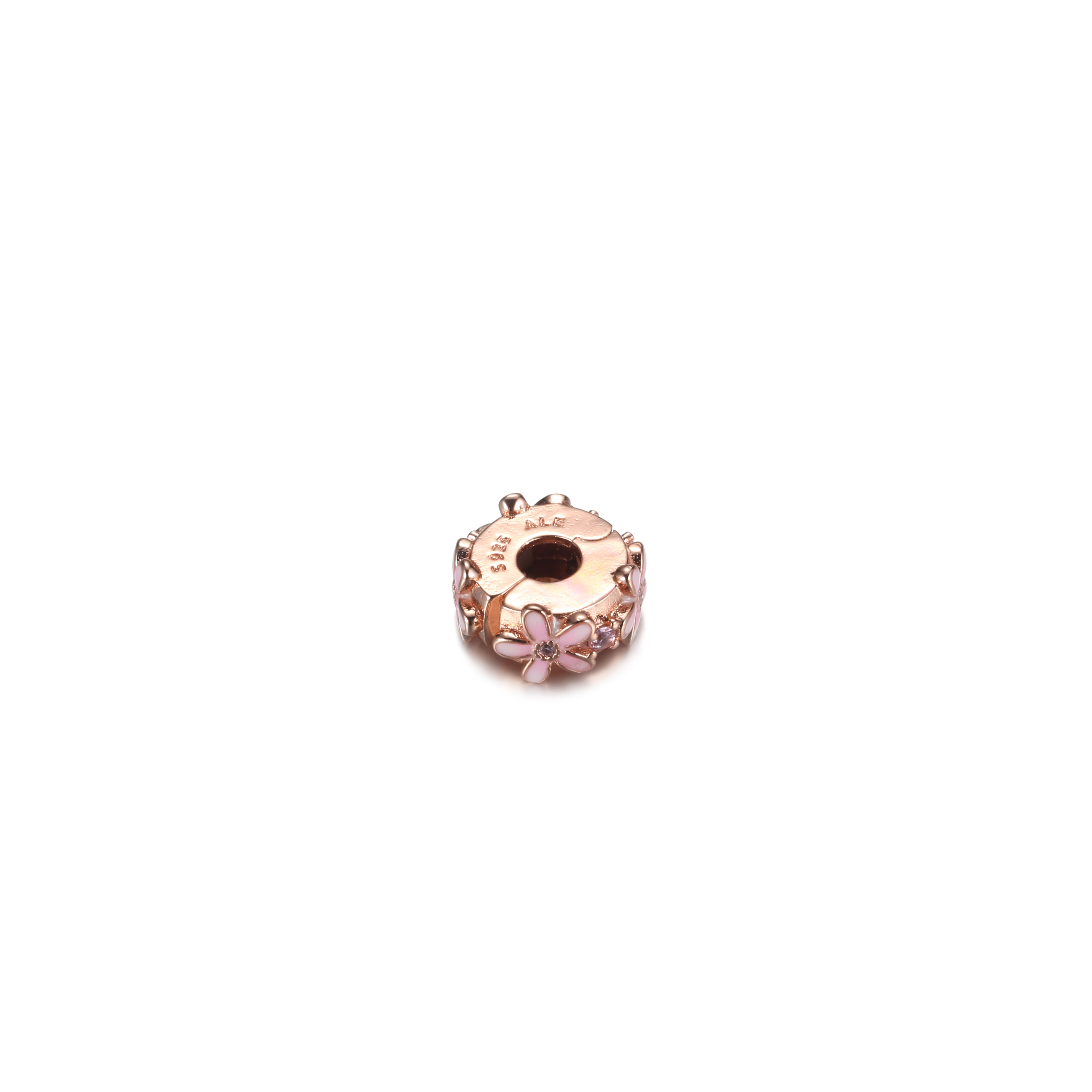 PANDORA Pink Daisy Spacer Clip Charm - 788809C01