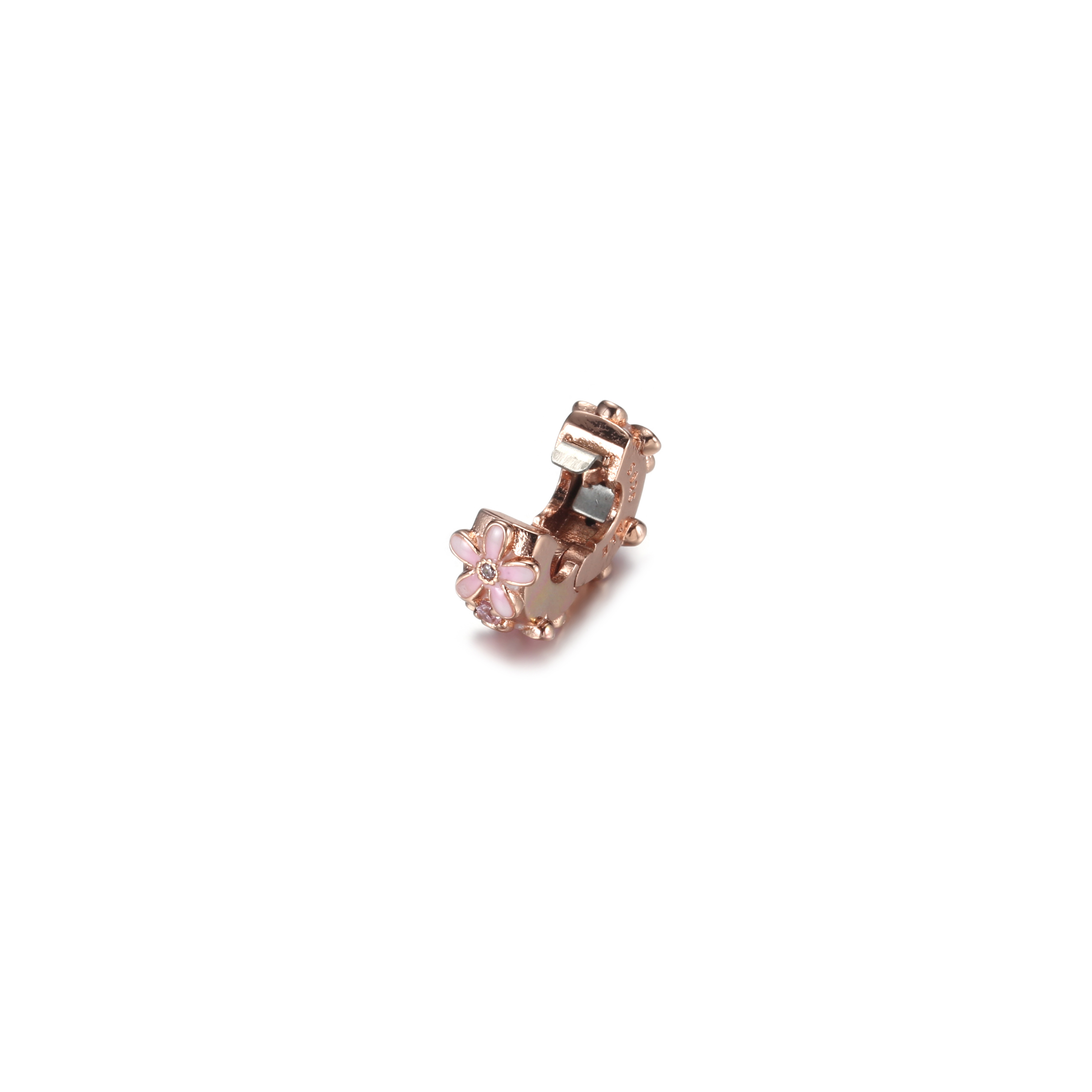 PANDORA Pink Daisy Spacer Clip Charm - 788809C01