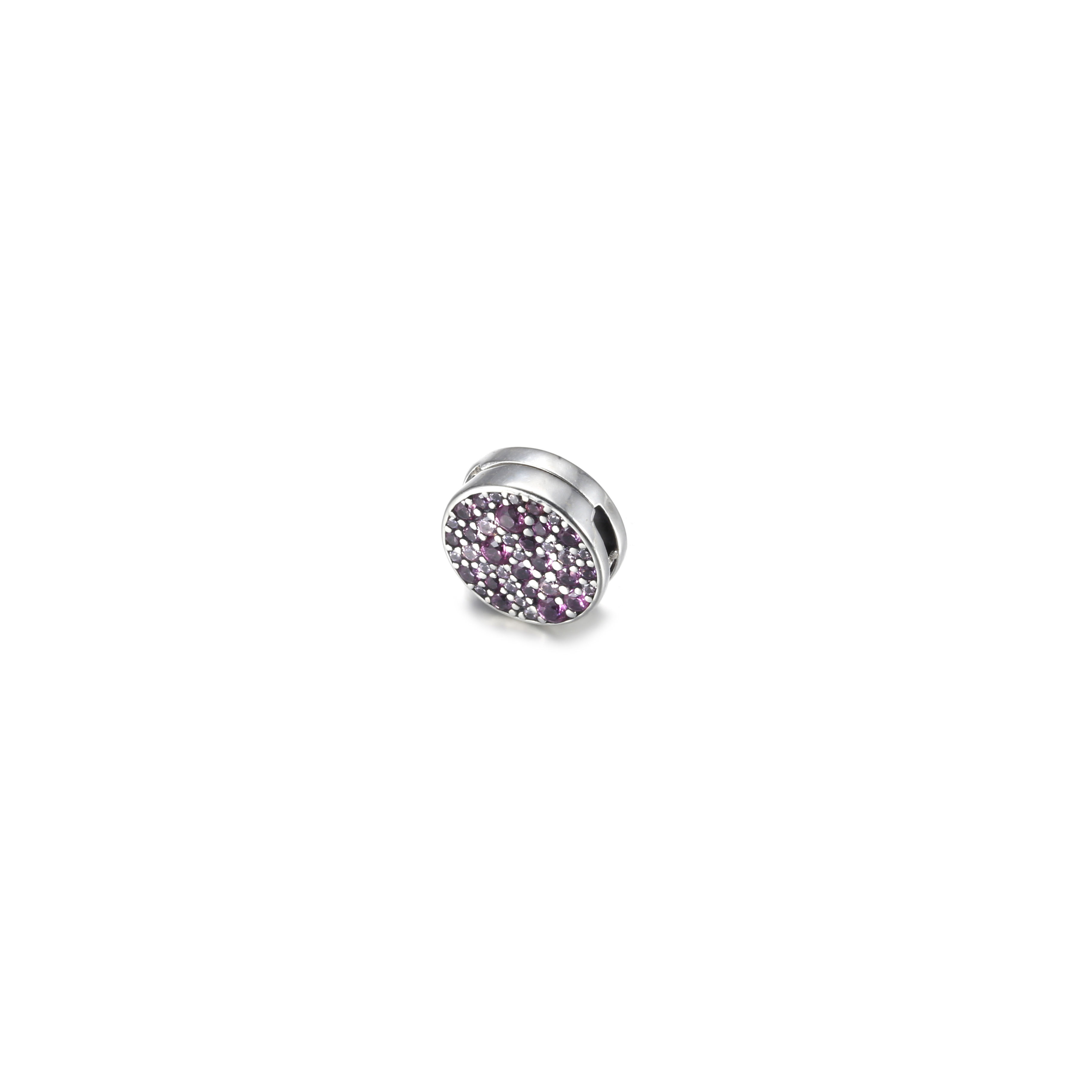 PANDORA Pink Pavé Clip Charm - 799362C01