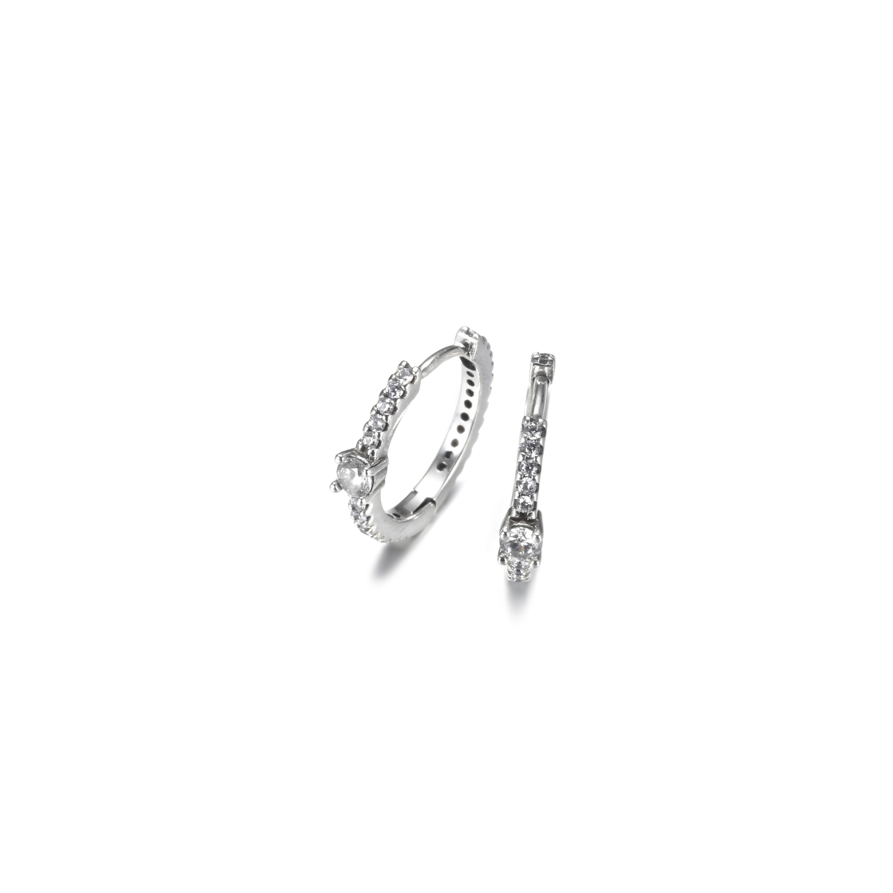 PANDORA Sparkling Hoop Earrings - 299406C01