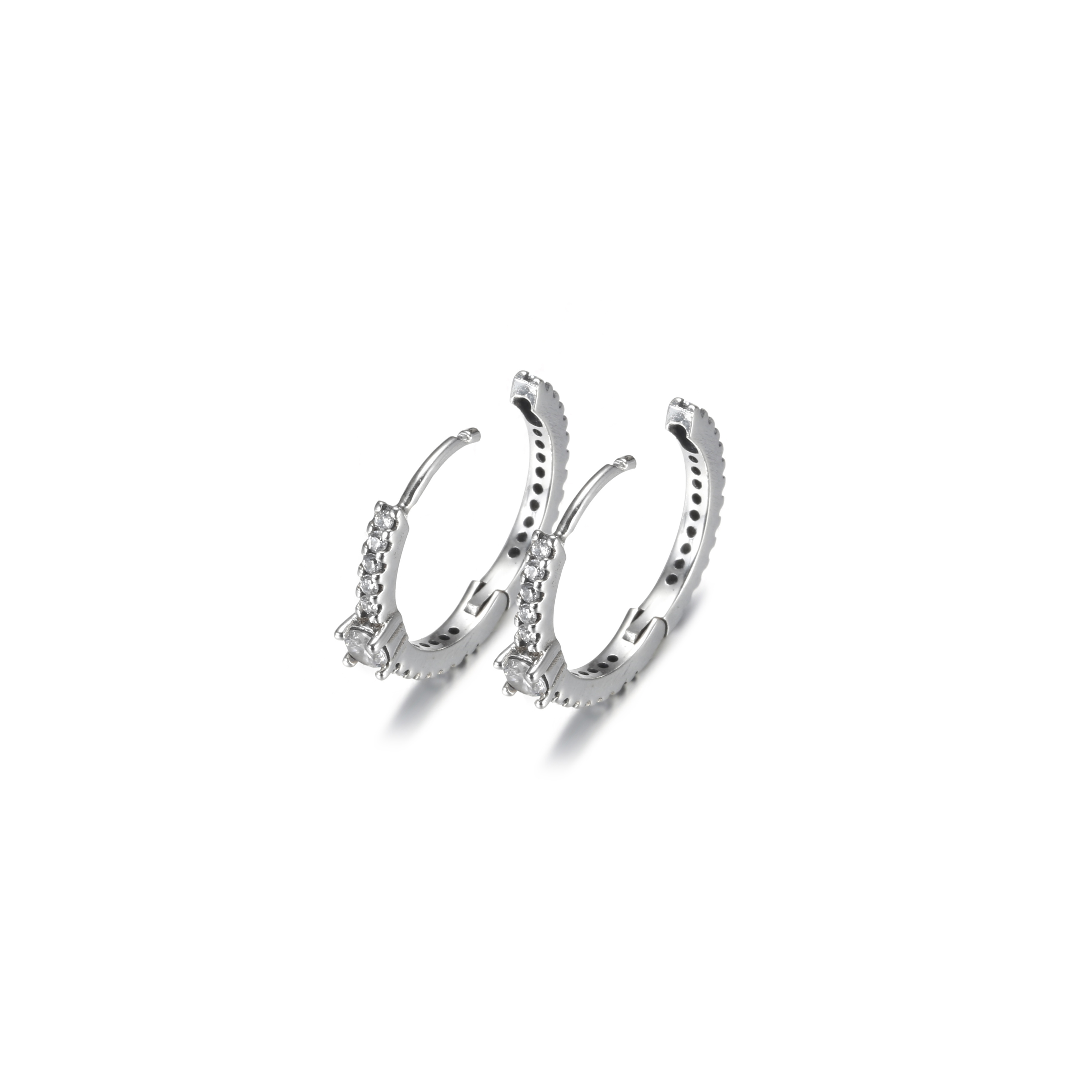 PANDORA Sparkling Hoop Earrings - 299406C01