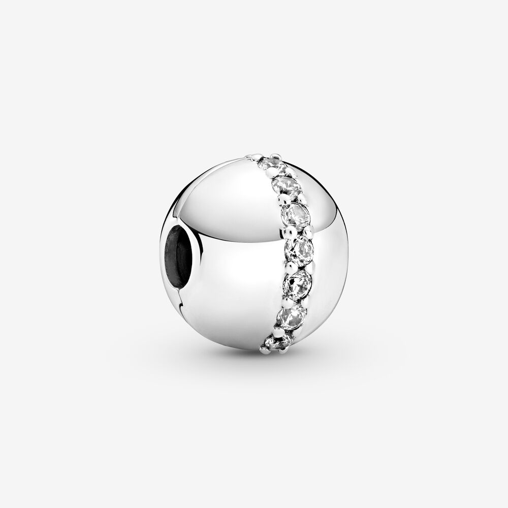 PANDORA Sparkling Line Clip Charm - 799403C01