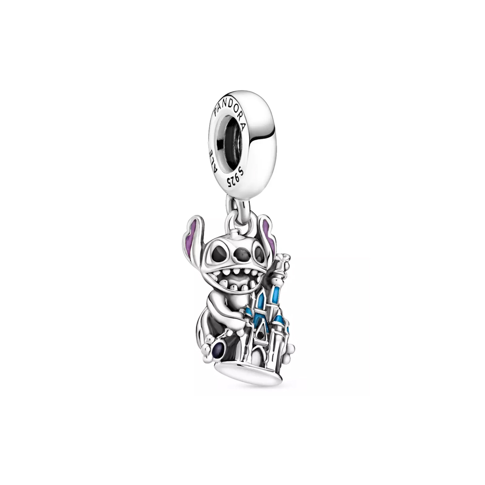 PANDORA Stitch en Fantasyland Castle Figural Hangende Bedel - P400942464807