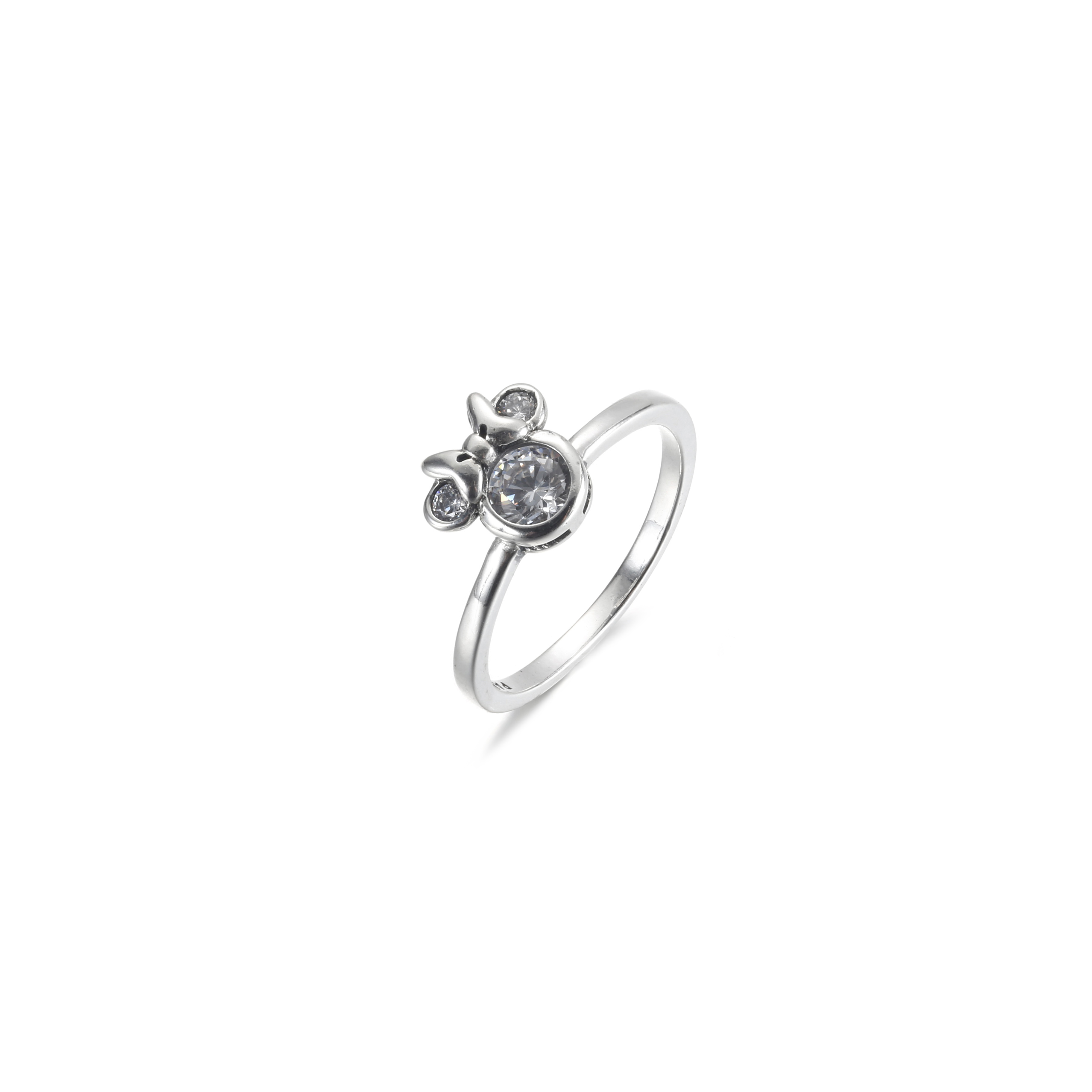 PANDORA Disney Minnie Mouse Sprankelend Hoofd Ring - 190074C01