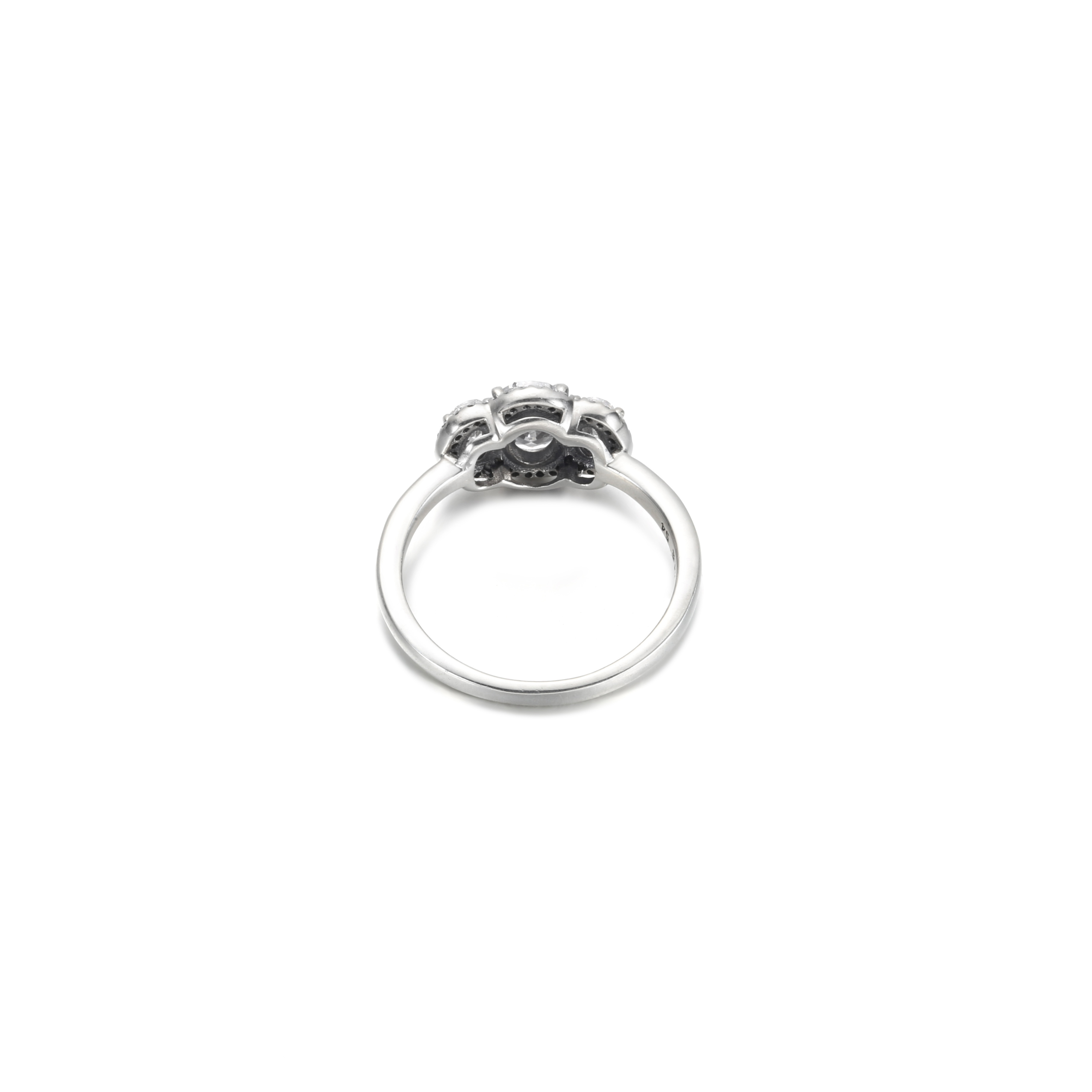 PANDORA Drie Stenen Vintage Ring - 190049C01