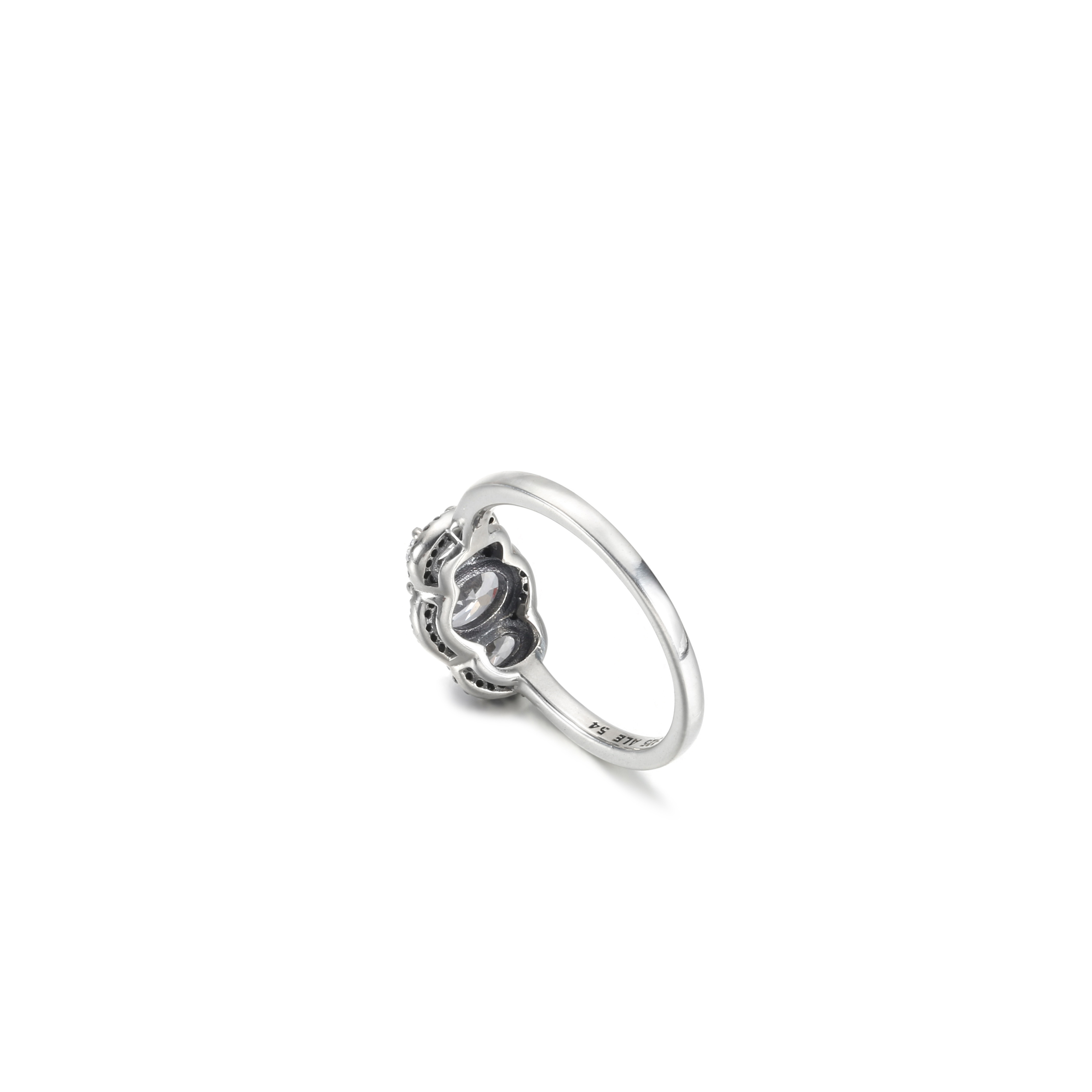 PANDORA Drie Stenen Vintage Ring - 190049C01