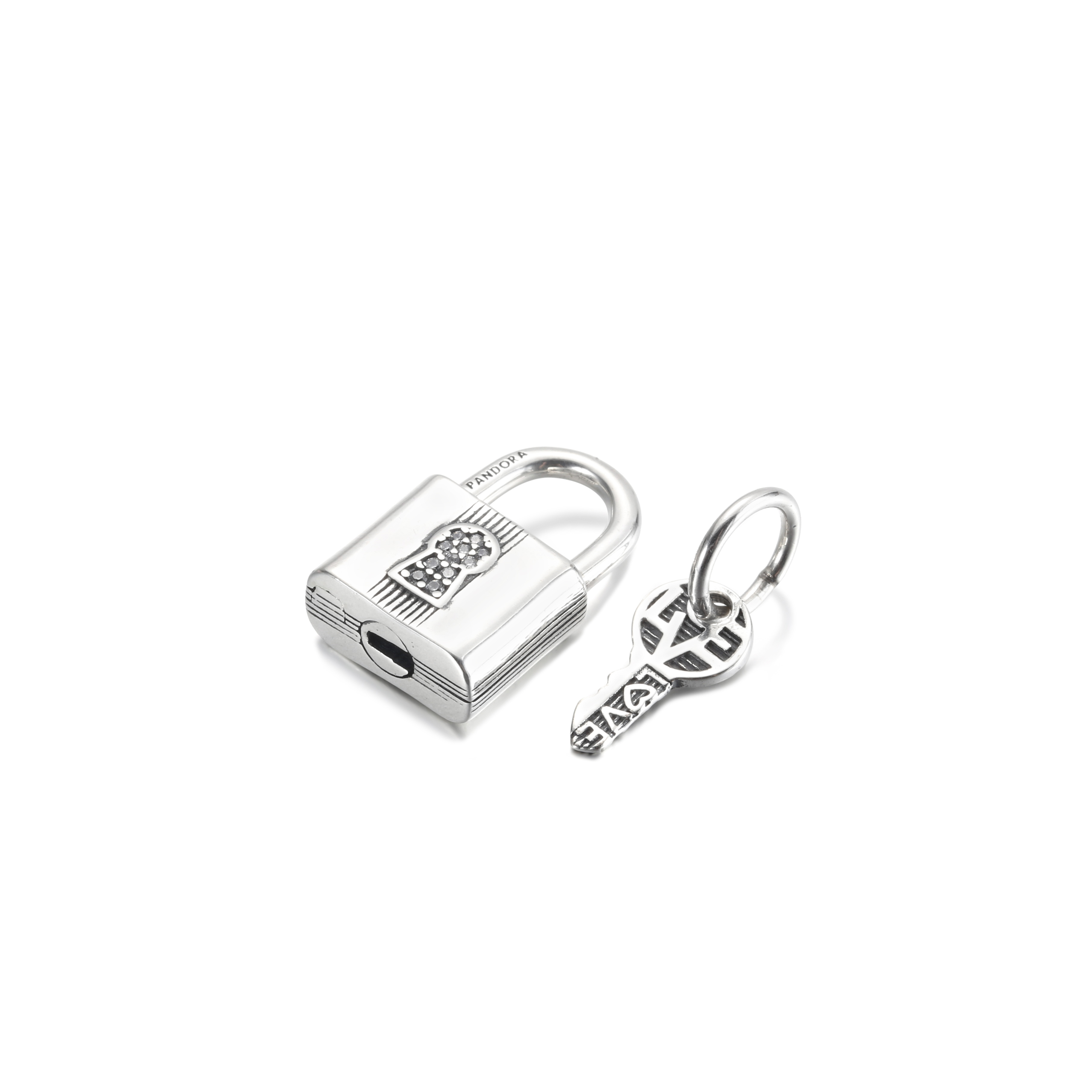 PANDORA Hangslot en Sleutel Hangende Bedel - 790088C01