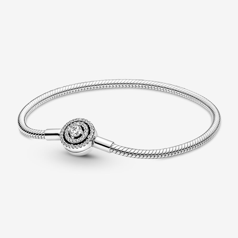 Pandora Moments Stralenkrans Snake Chain Armband - 590038C01