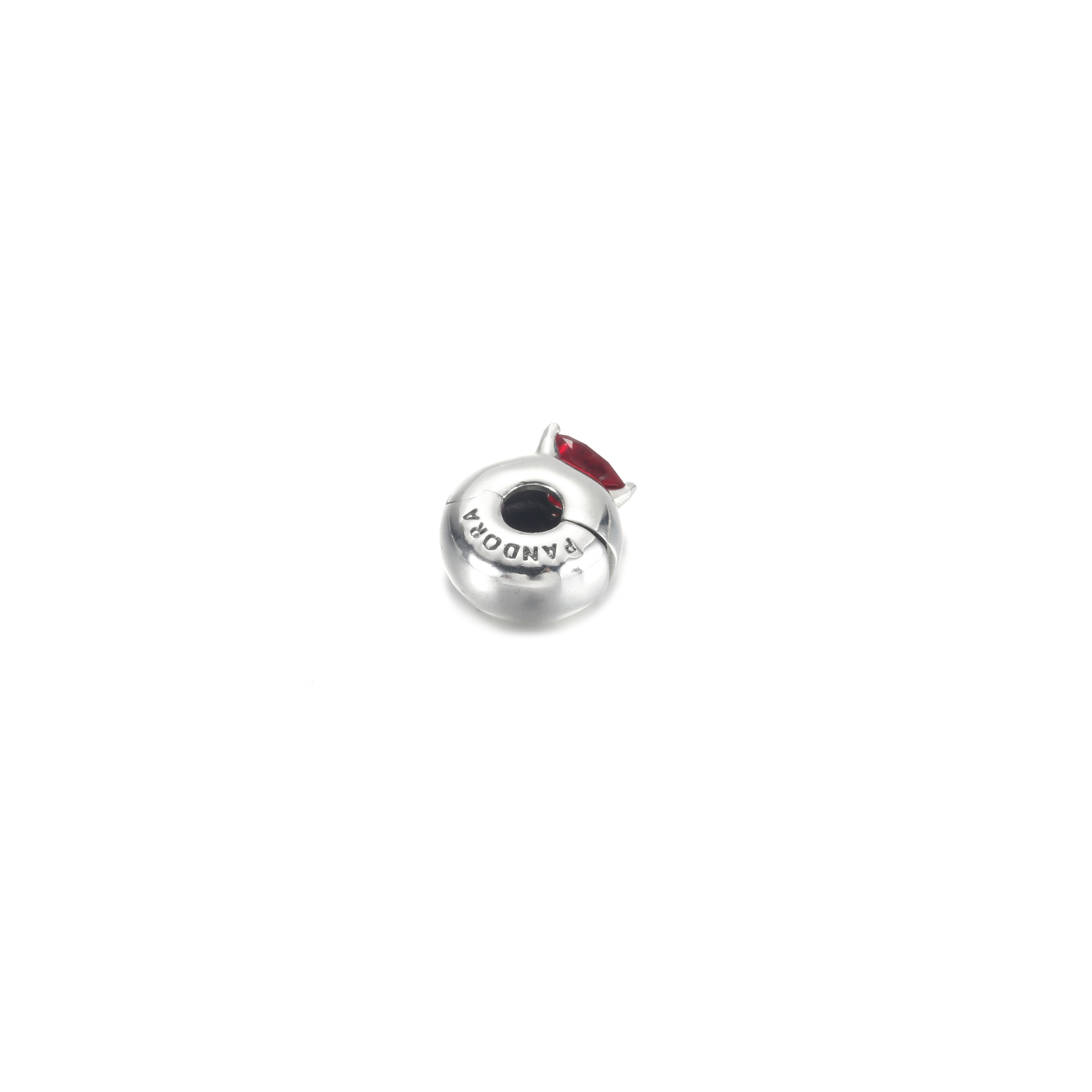 PANDORA Rood Hart Solitaire Clip Bedel - 799203C01