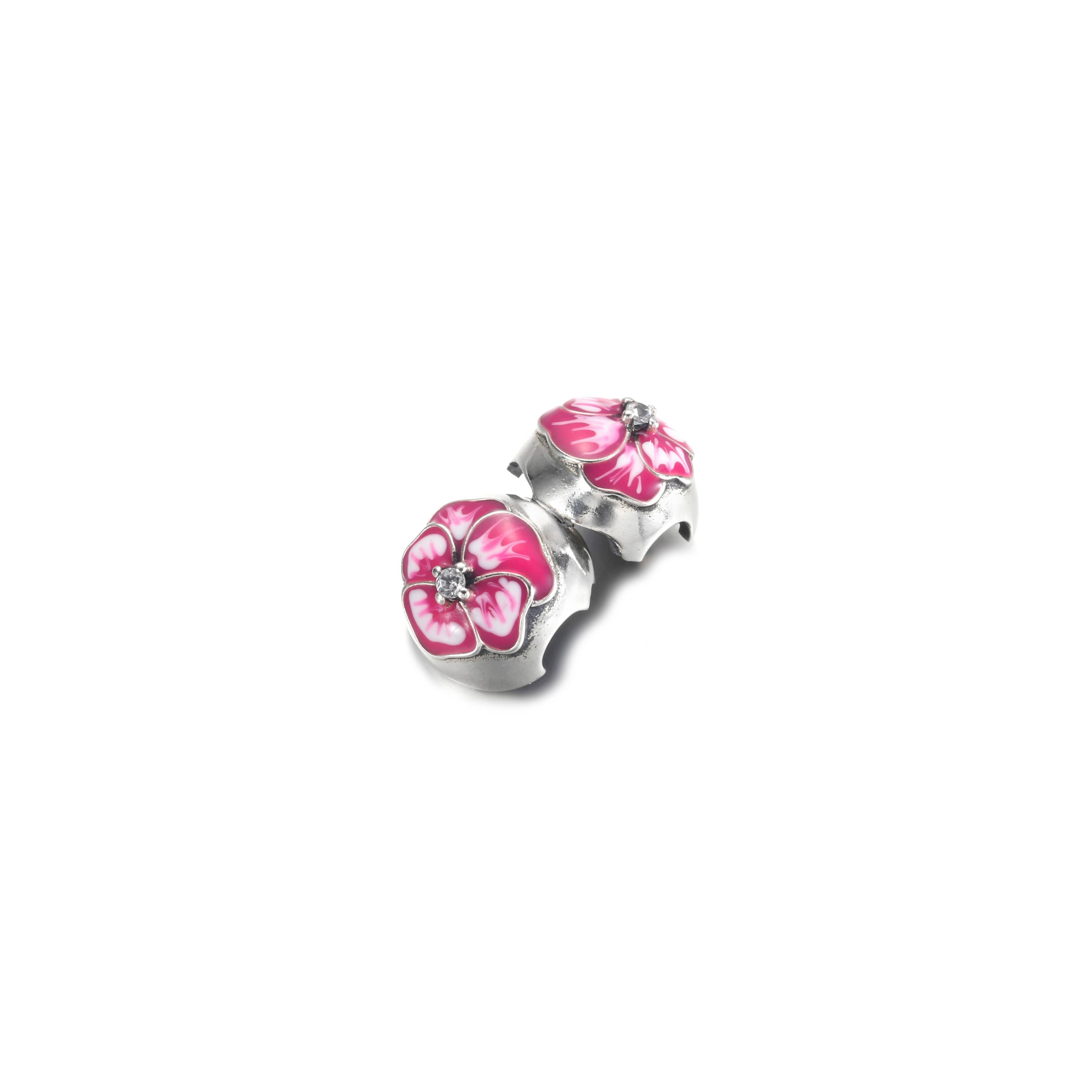 PANDORA Roze Viooltje Clip Bedel - 790772C01