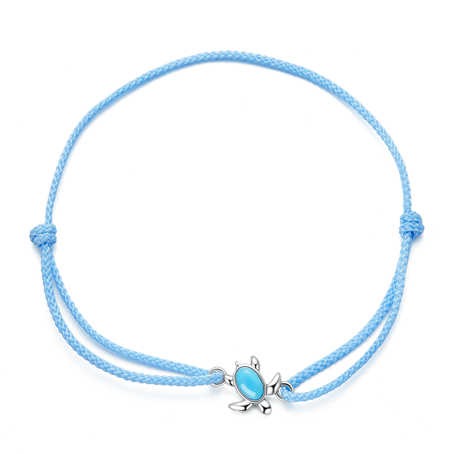 Pandora Style Blauwe schildpad Armband - SCB231