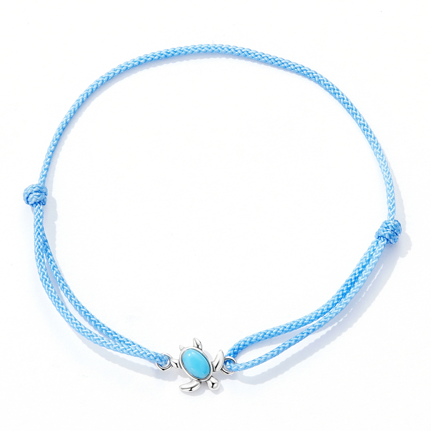 Pandora Style Blauwe schildpad Armband - SCB231