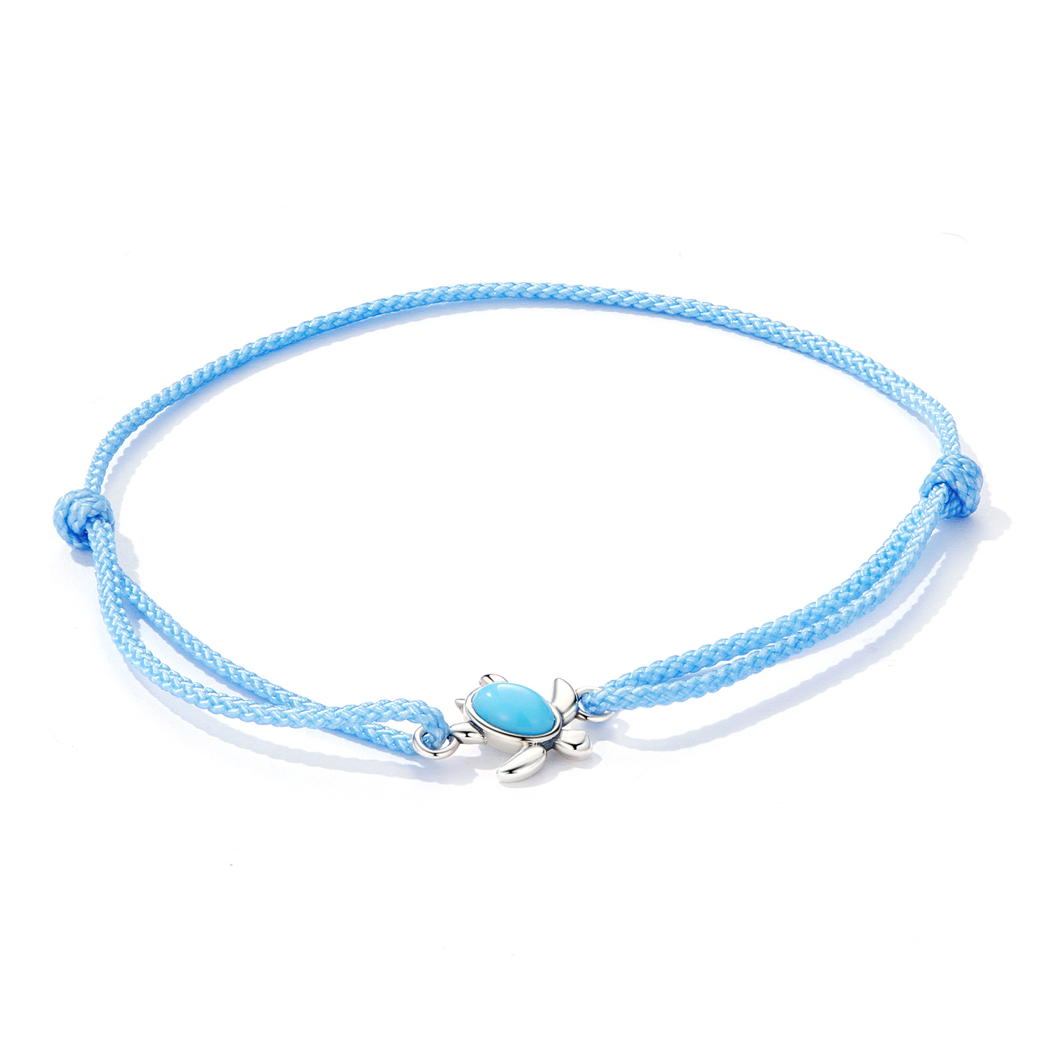 Pandora Style Blauwe schildpad Armband - SCB231