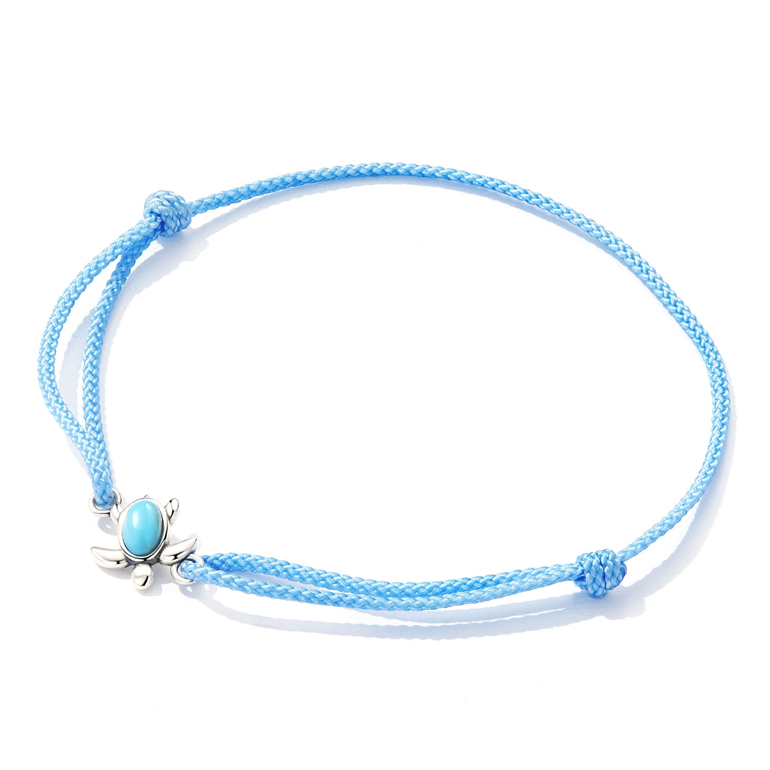 Pandora Style Blauwe schildpad Armband - SCB231