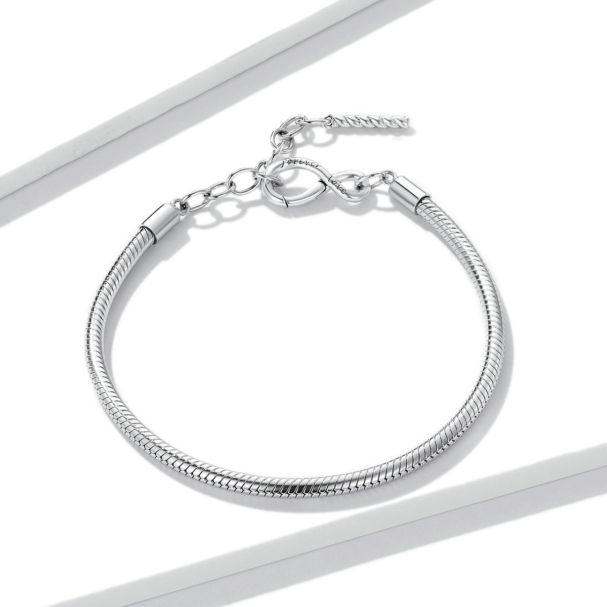 Pandora Style Eenvoudig en oneindig Armband - BSB085