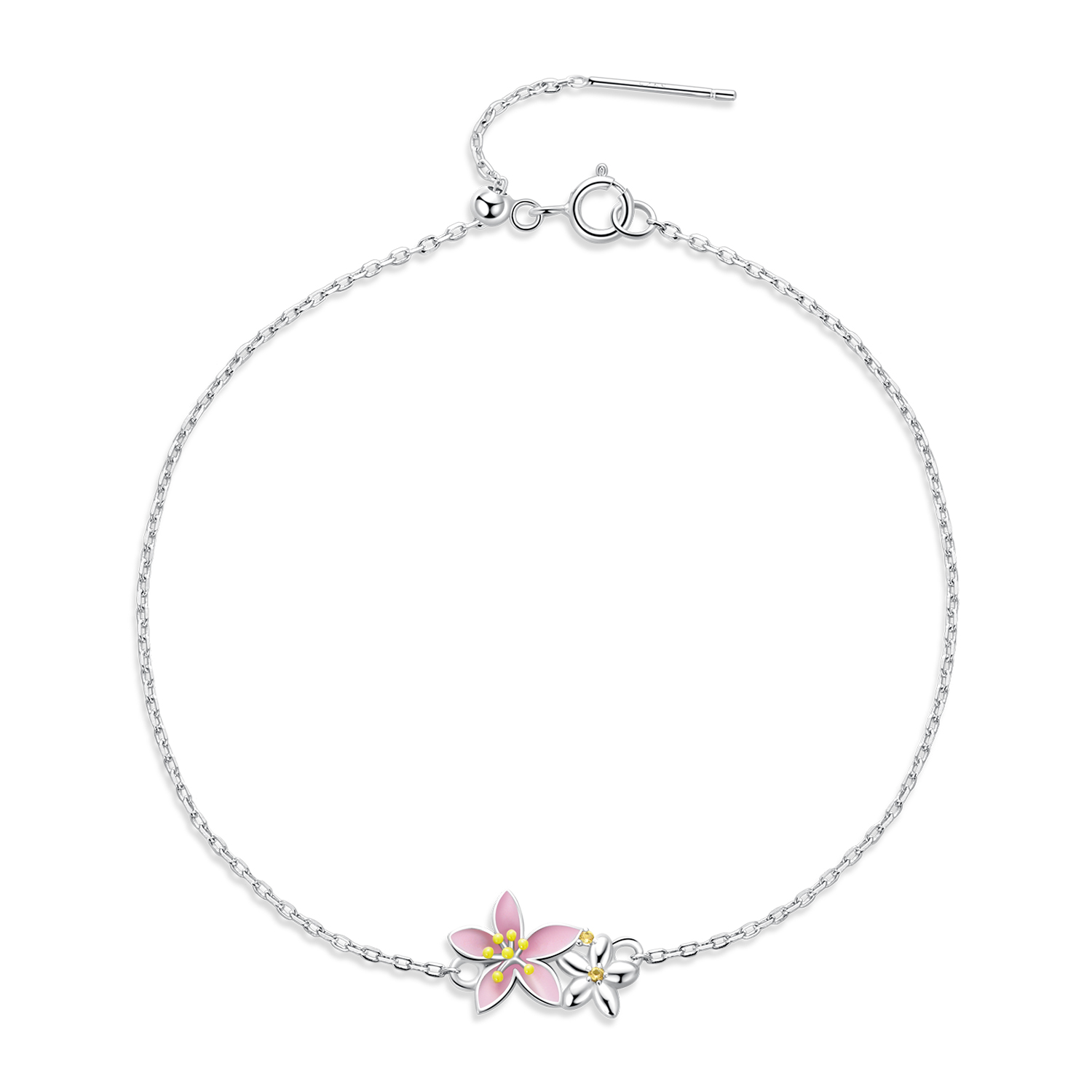 Pandora Style Mooie Sakura Armband - SCB232