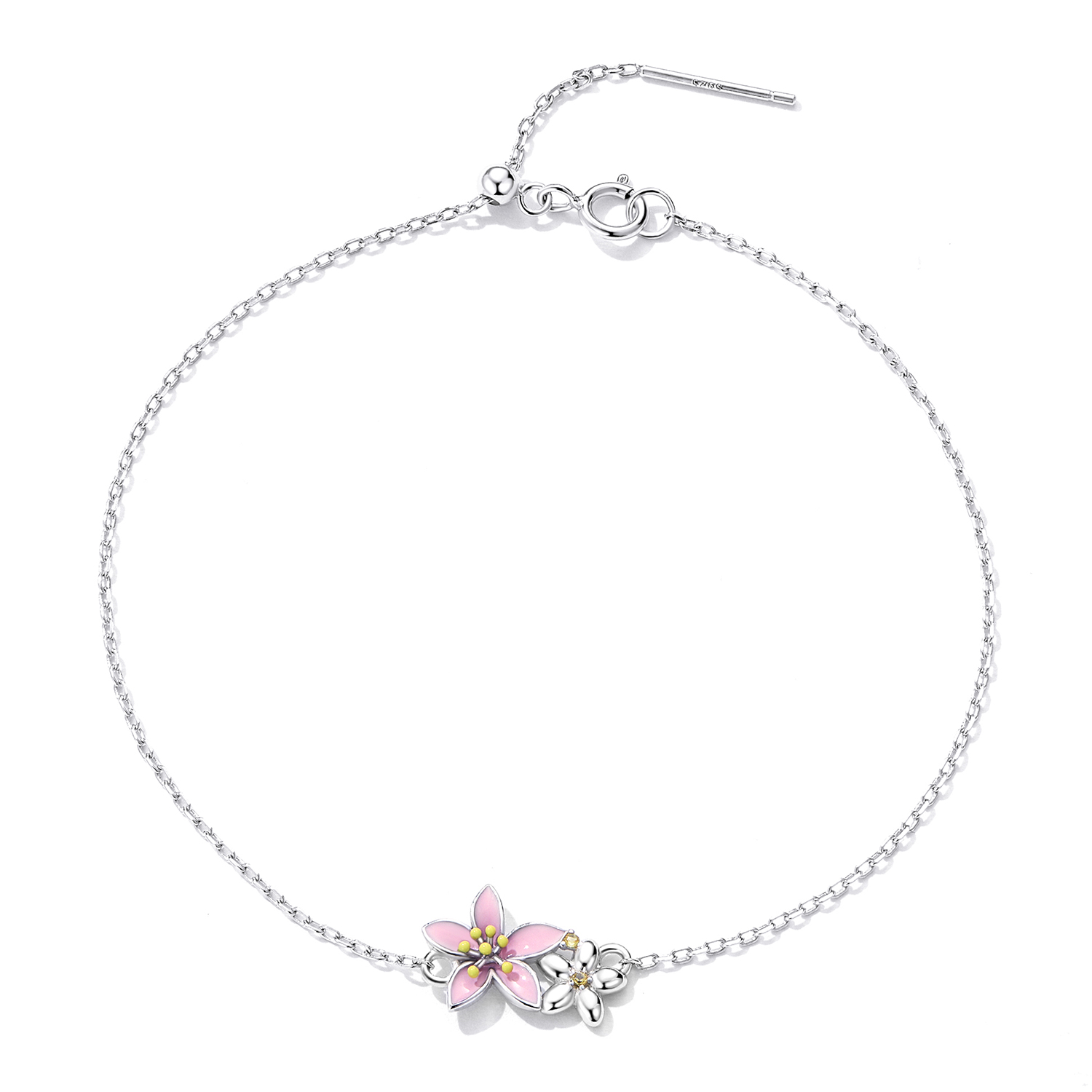 Pandora Style Mooie Sakura Armband - SCB232