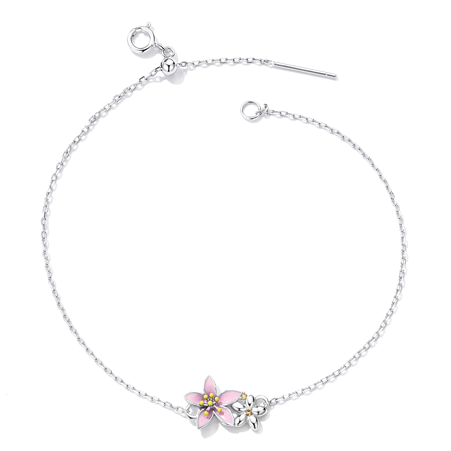 Pandora Style Mooie Sakura Armband - SCB232