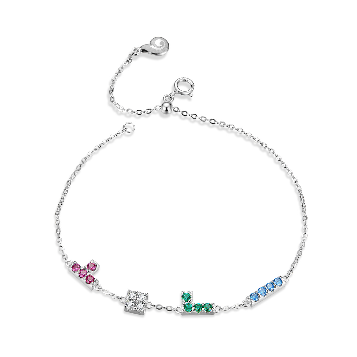 Pandora Style Tetris Armband - BSB040