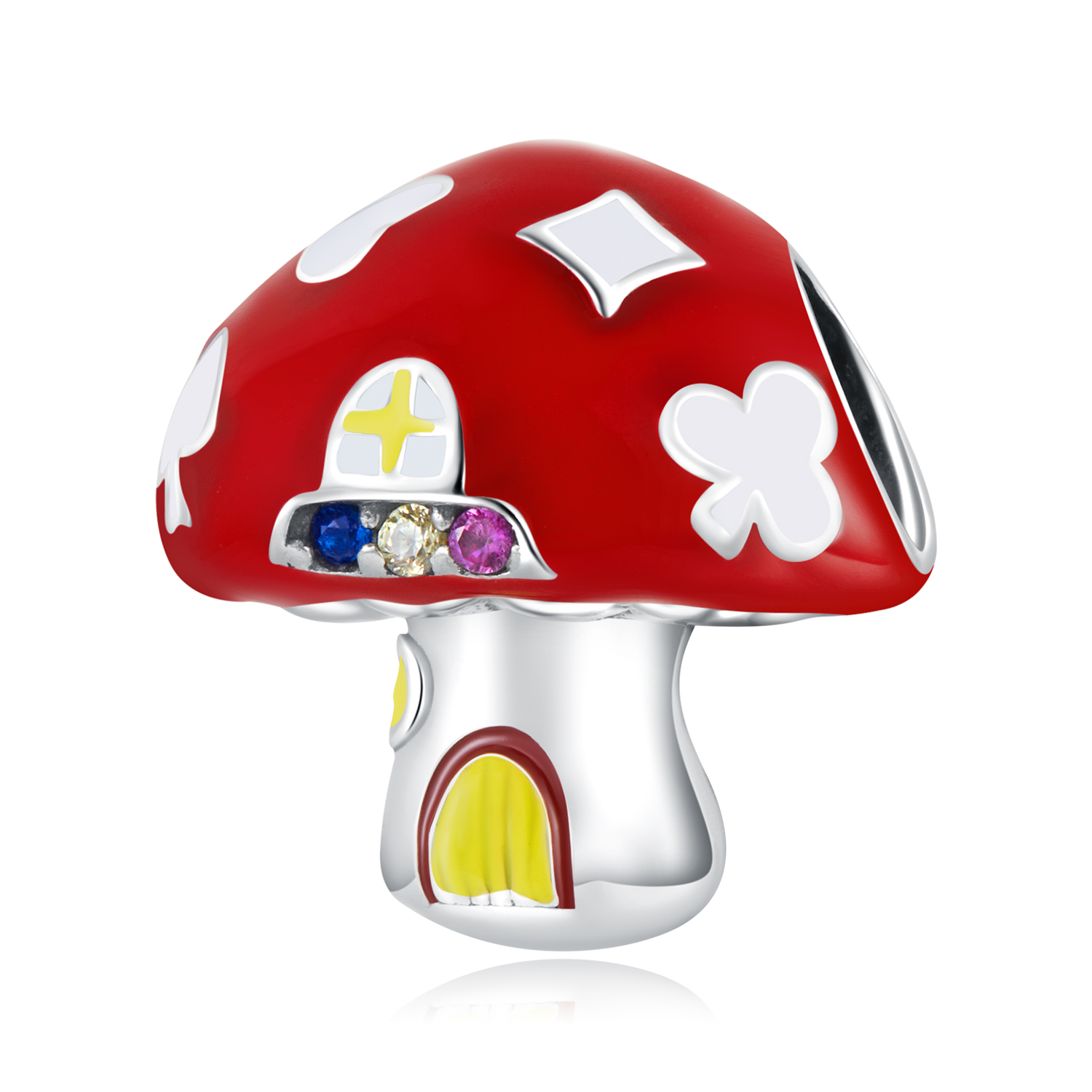 Pandora Style Exquise Mushroom House Bedel - SCC2246