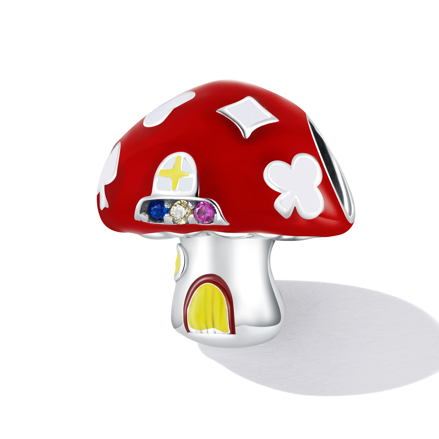 Pandora Style Exquise Mushroom House Bedel - SCC2246