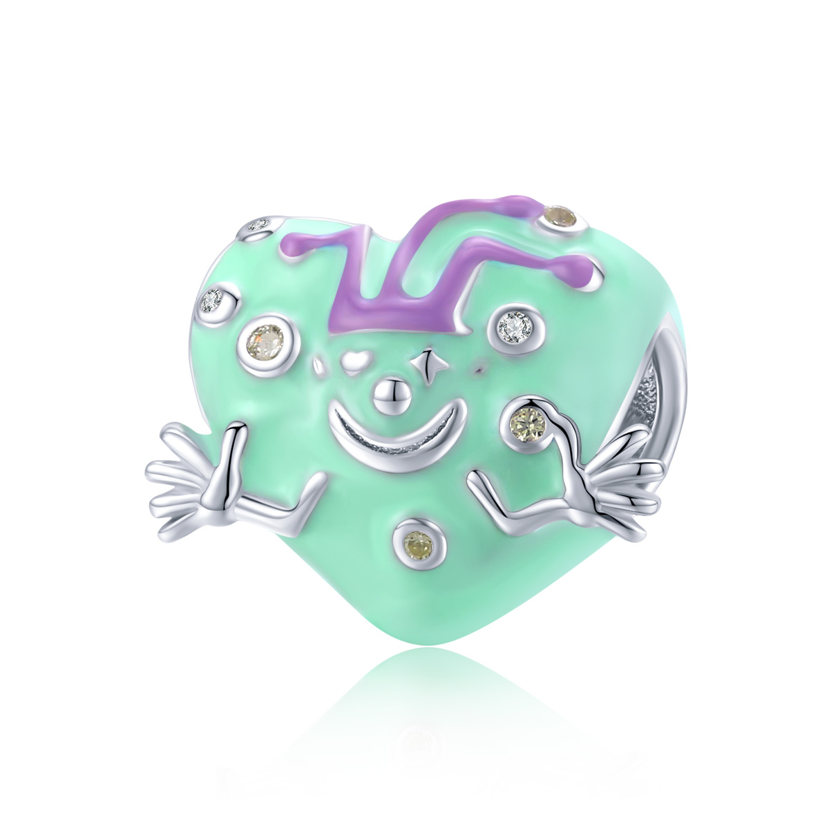 Pandora Style Gelukkige Clown Bedel - BSC292