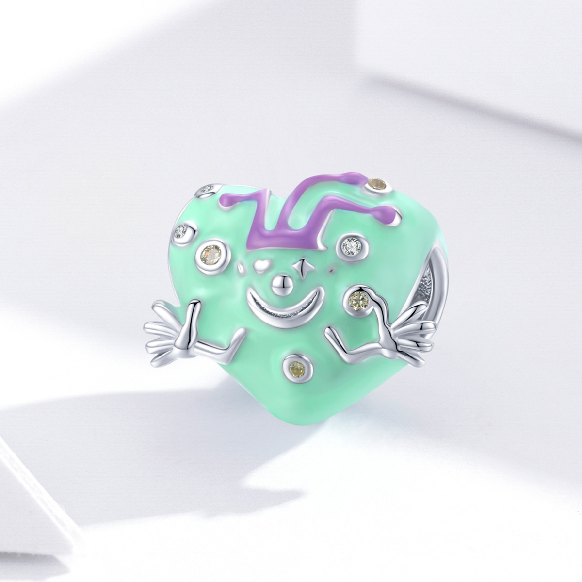 Pandora Style Gelukkige Clown Bedel - BSC292