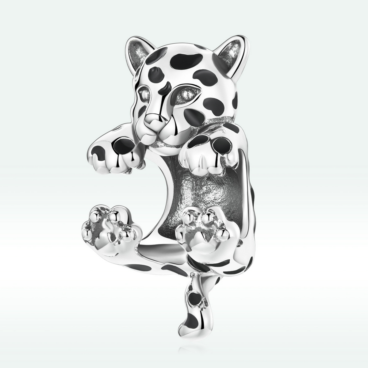 Pandora Style Grappige kleine cheeta Bedel - BSC556